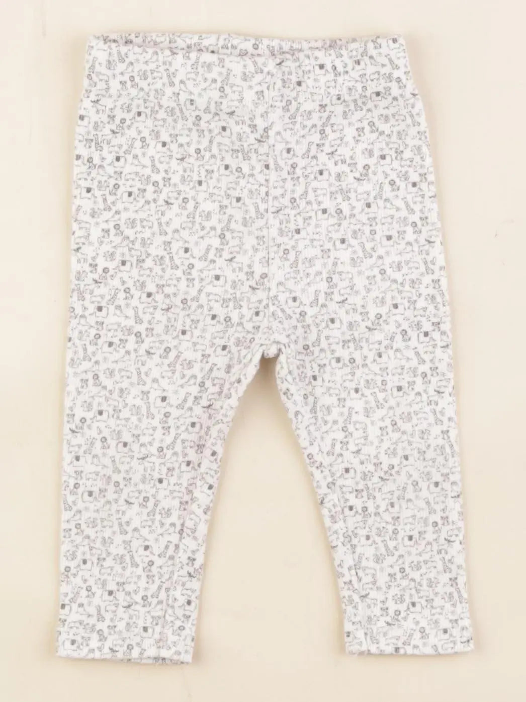 Zara - legging gris - 3/6 mois