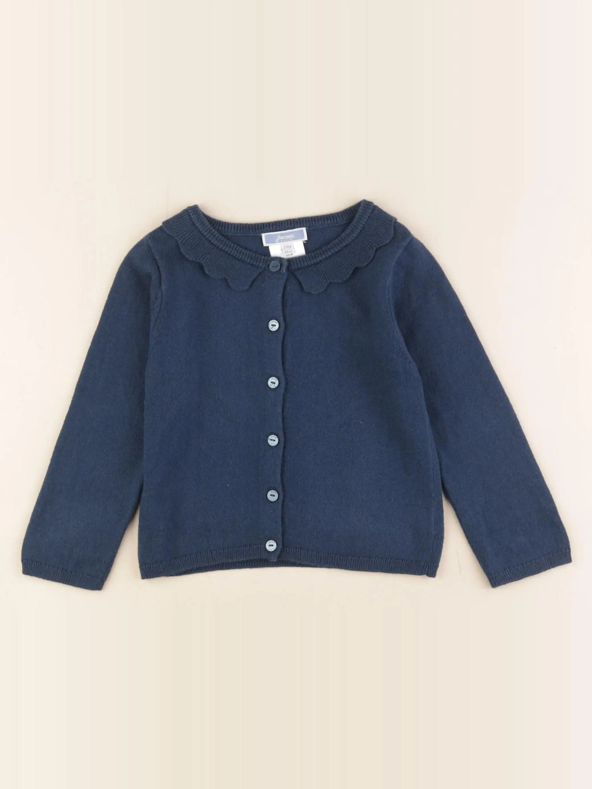 Jacadi - gilet bleu - 24 mois