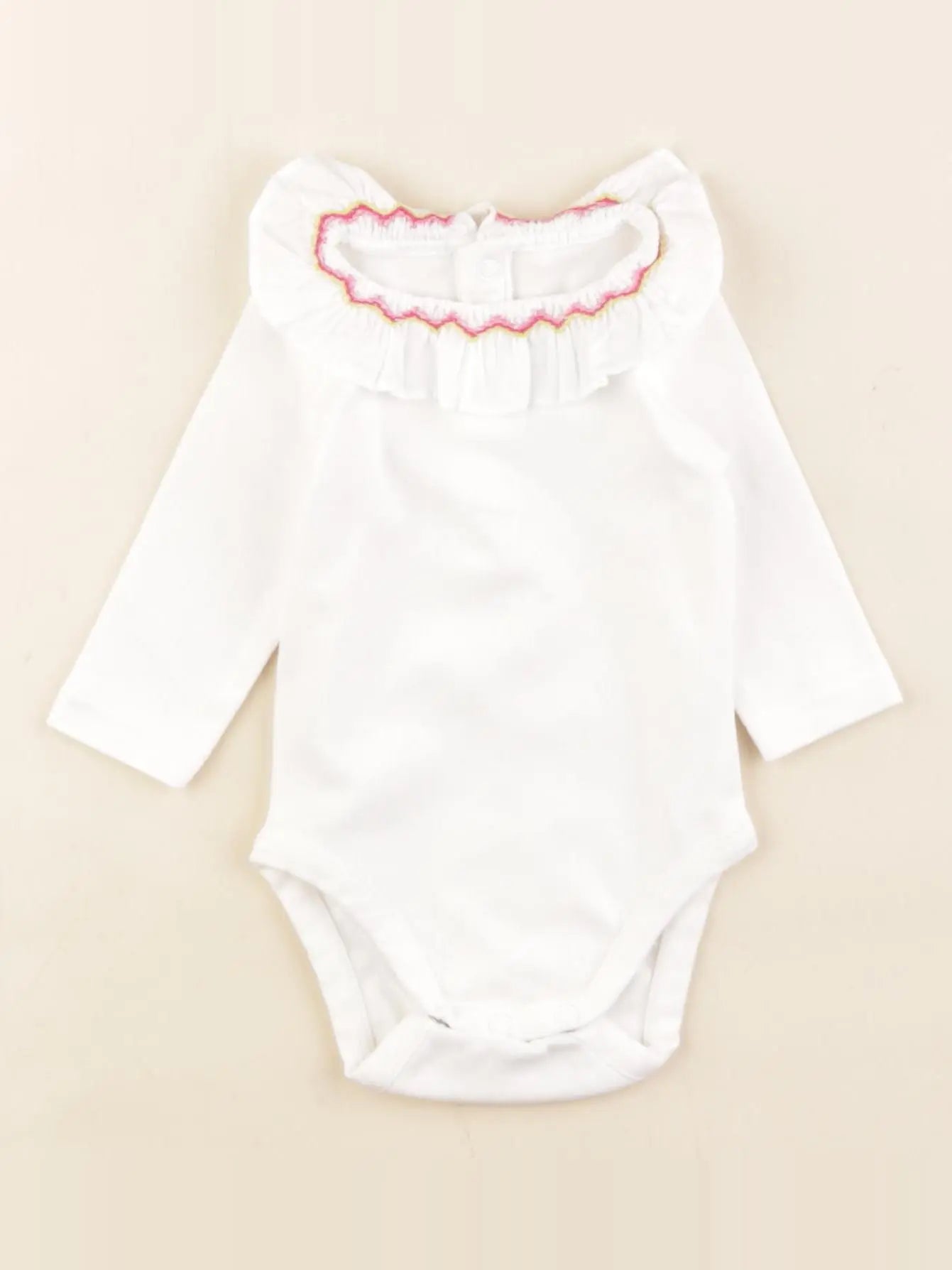 Jacadi - body à col blanc - 3 mois