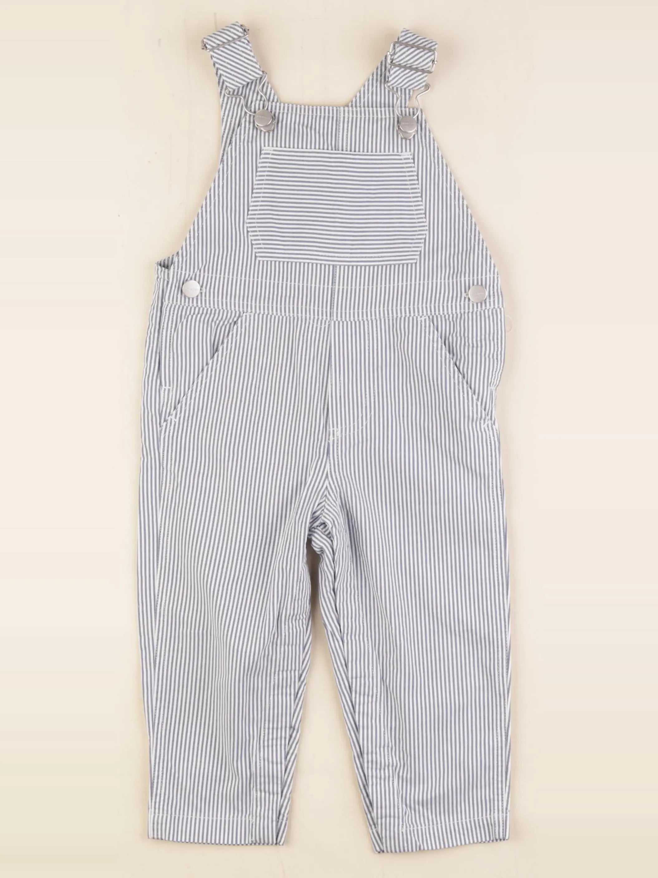 Jacadi - salopette bleu, blanc - 24 mois