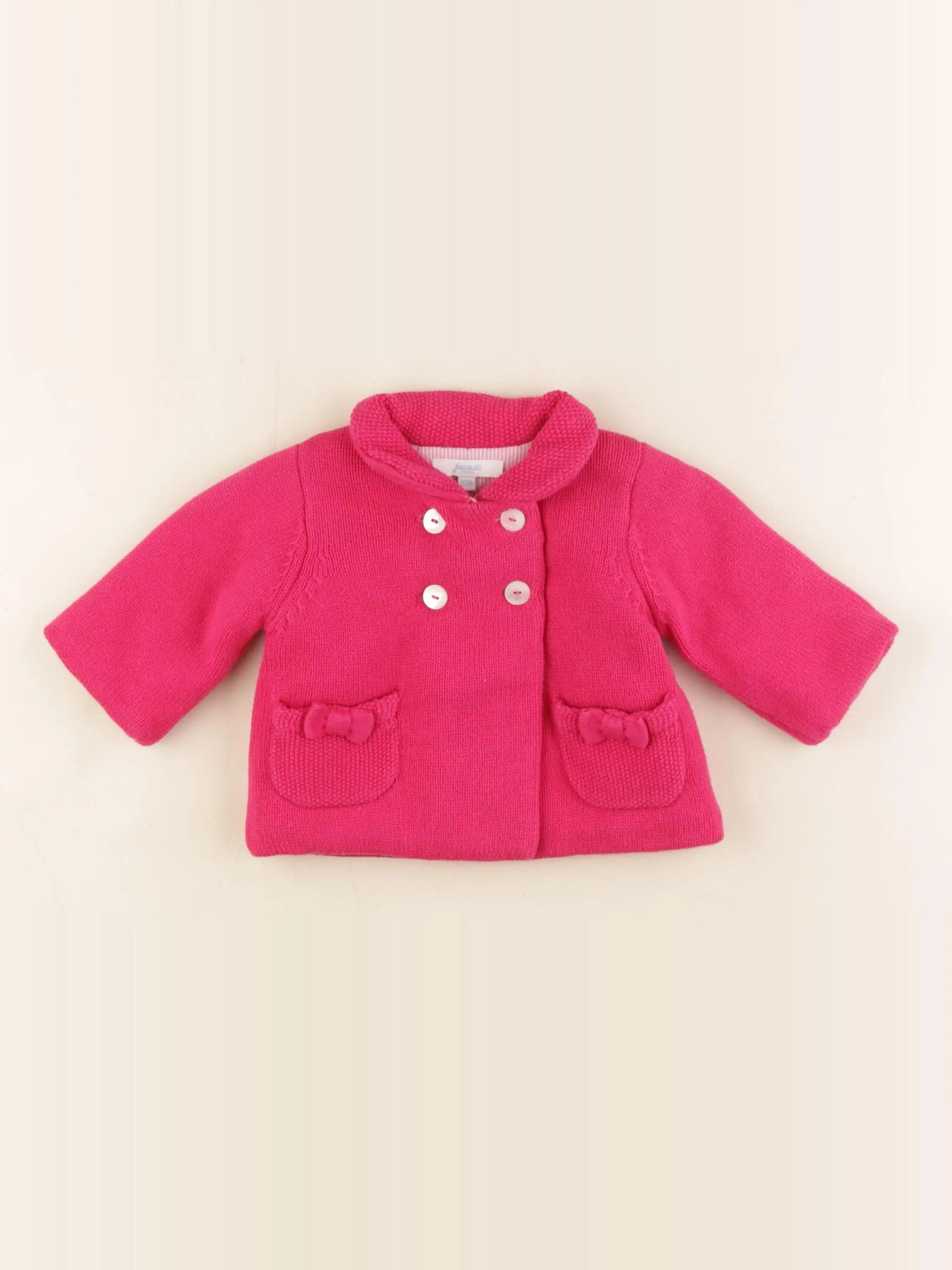 Jacadi - gilet rose - 3 mois