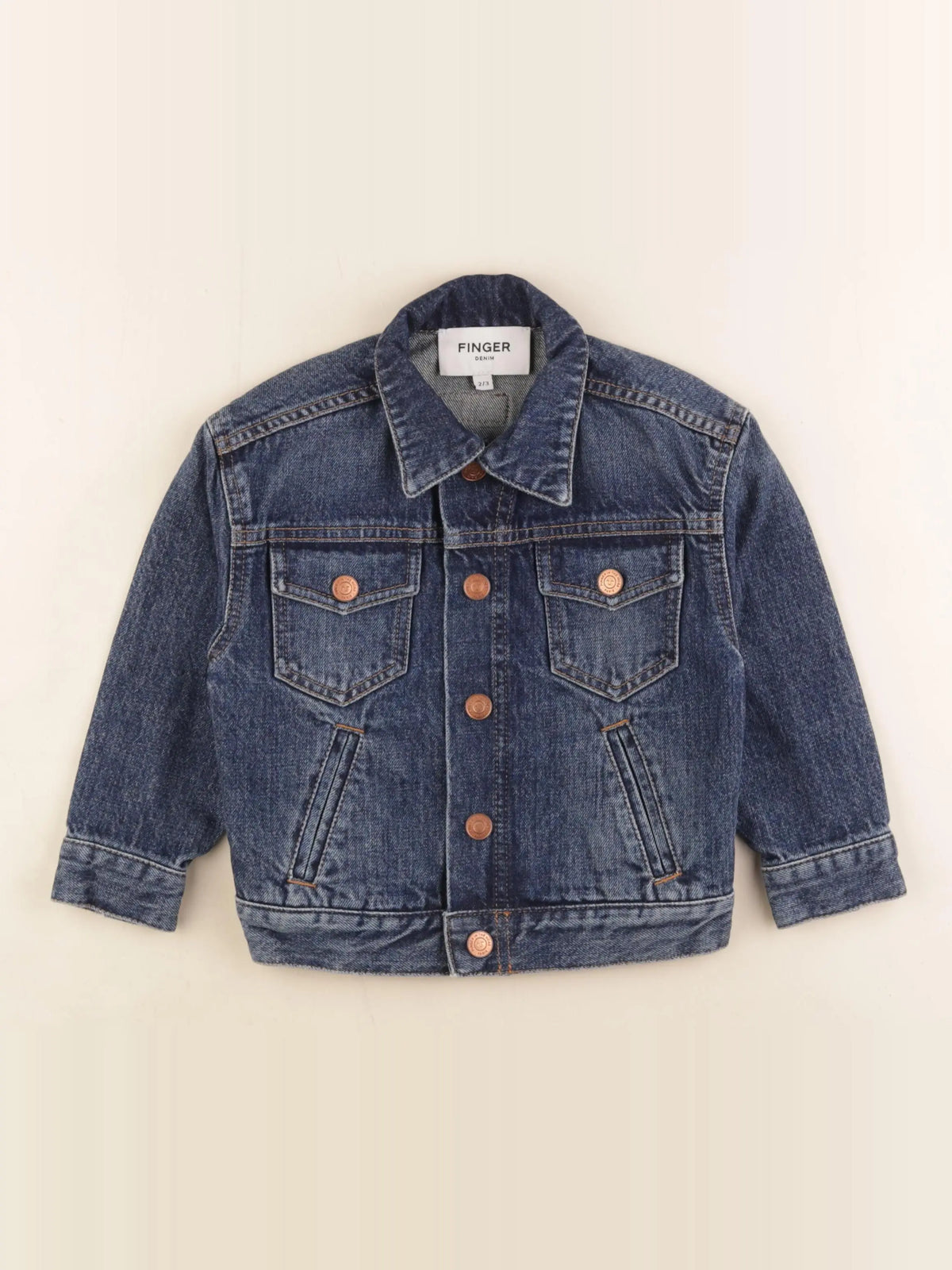 Finger in the nose - veste bleu - 2/3 ans