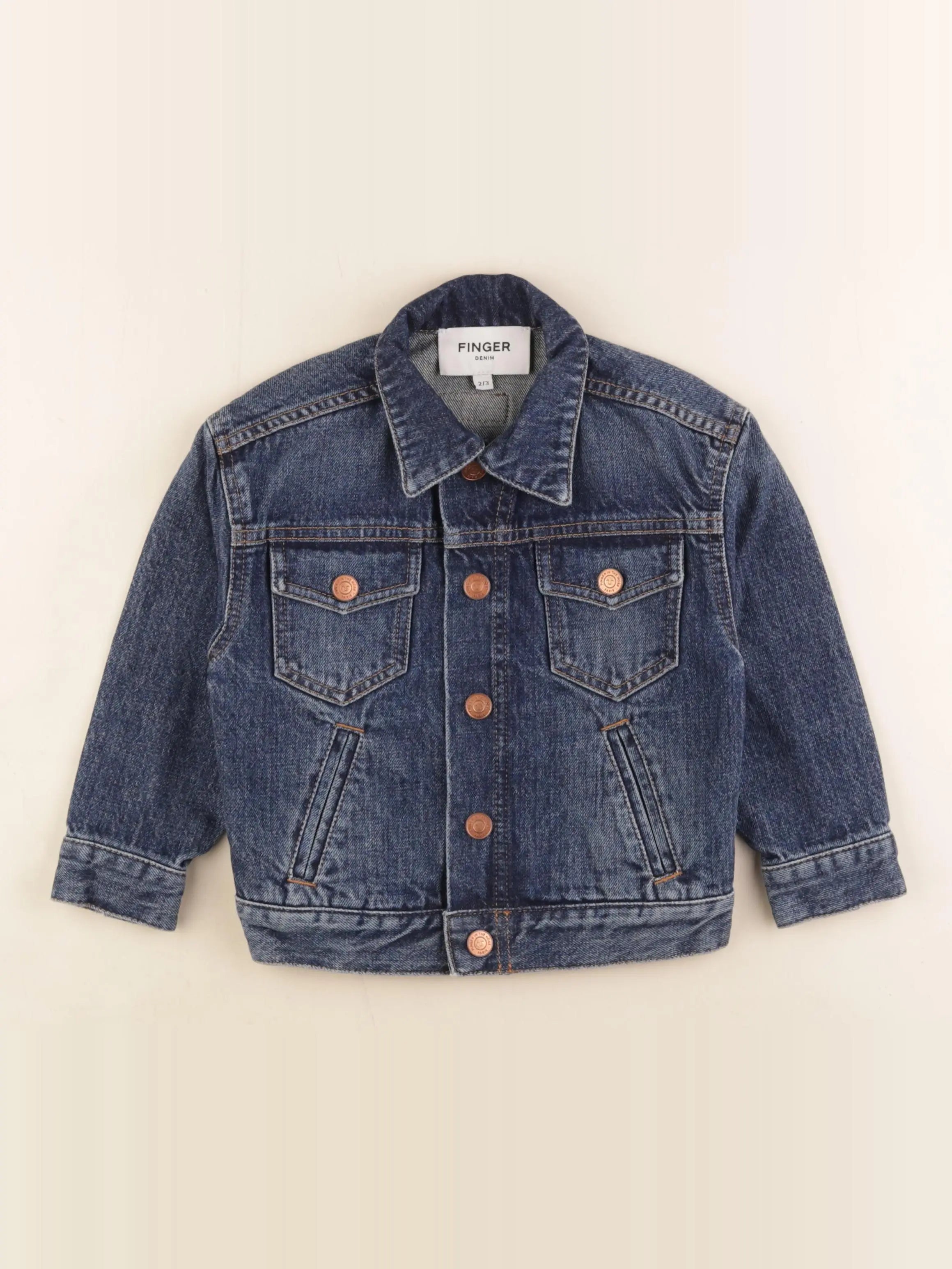 Finger in the nose - veste bleu - 2/3 ans