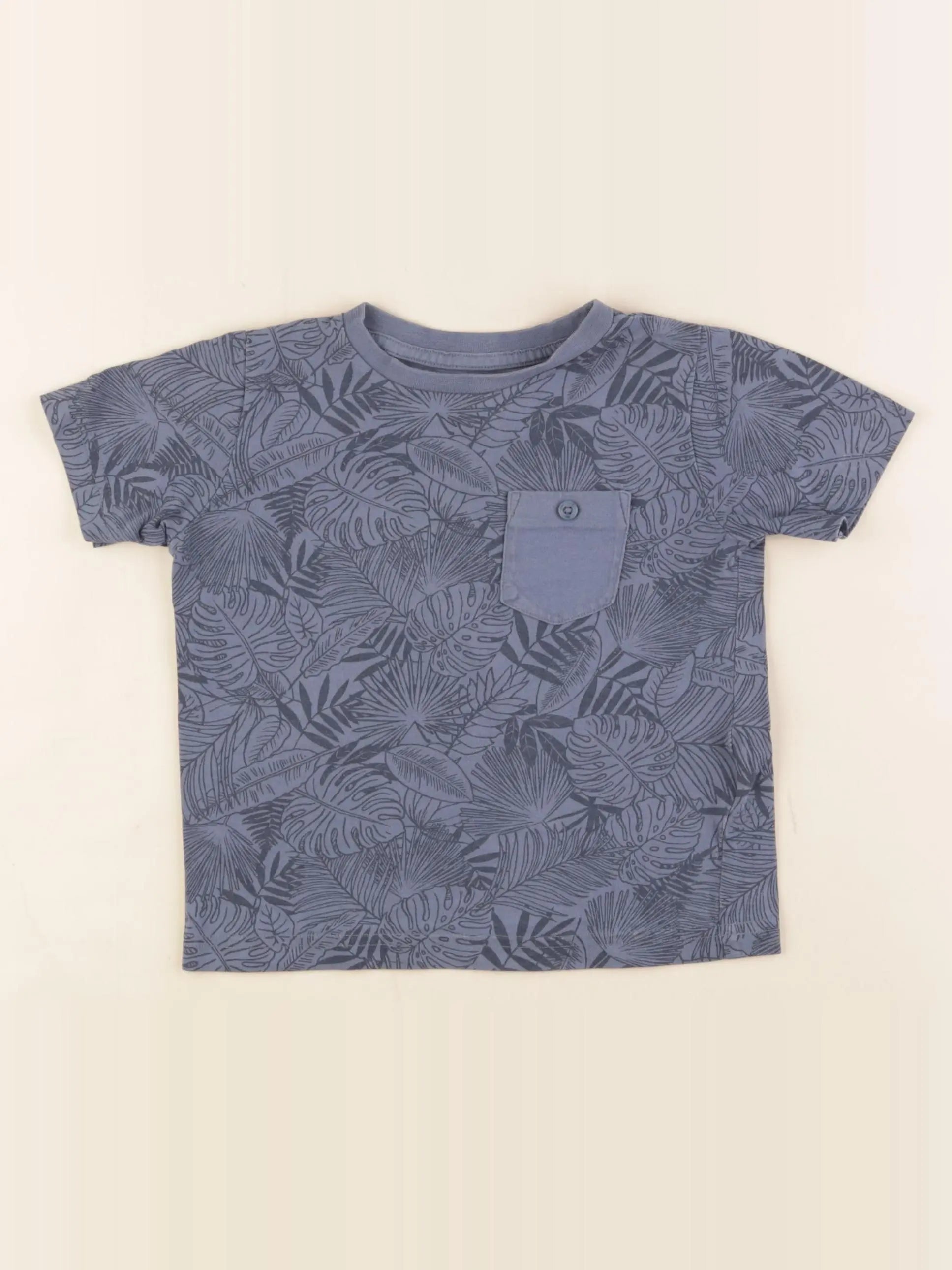 Vertbaudet - tee-shirt bleu - 3 ans