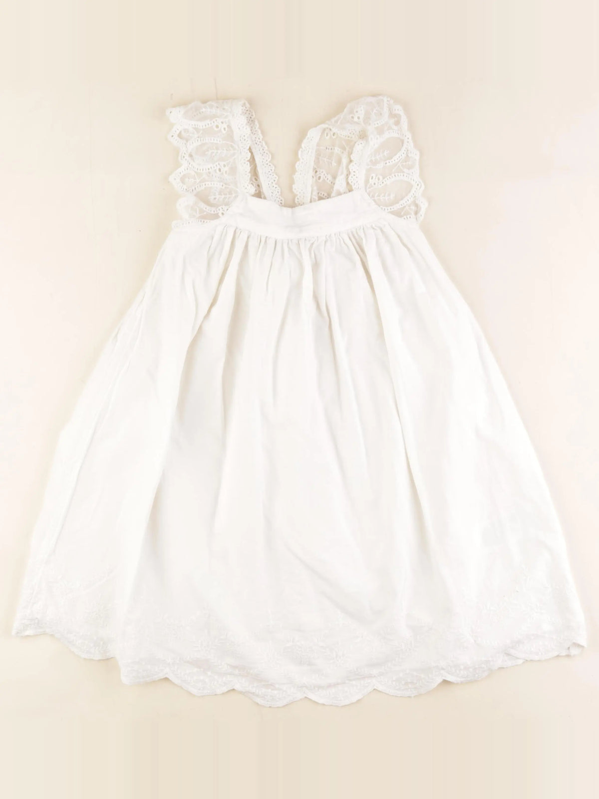 Vertbaudet - robe blanc - 6 ans
