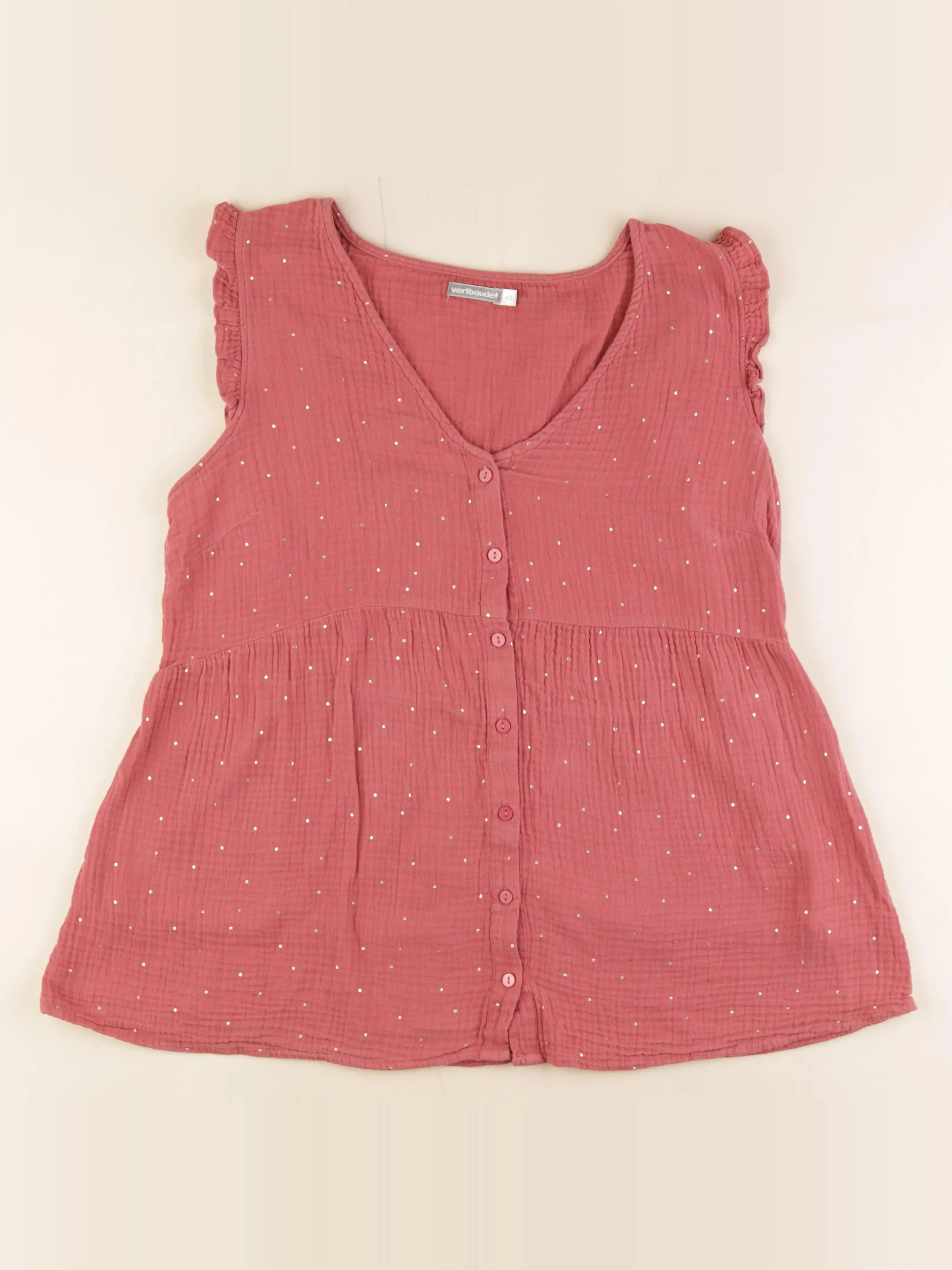 Vertbaudet - blouse grossesse rose - 40