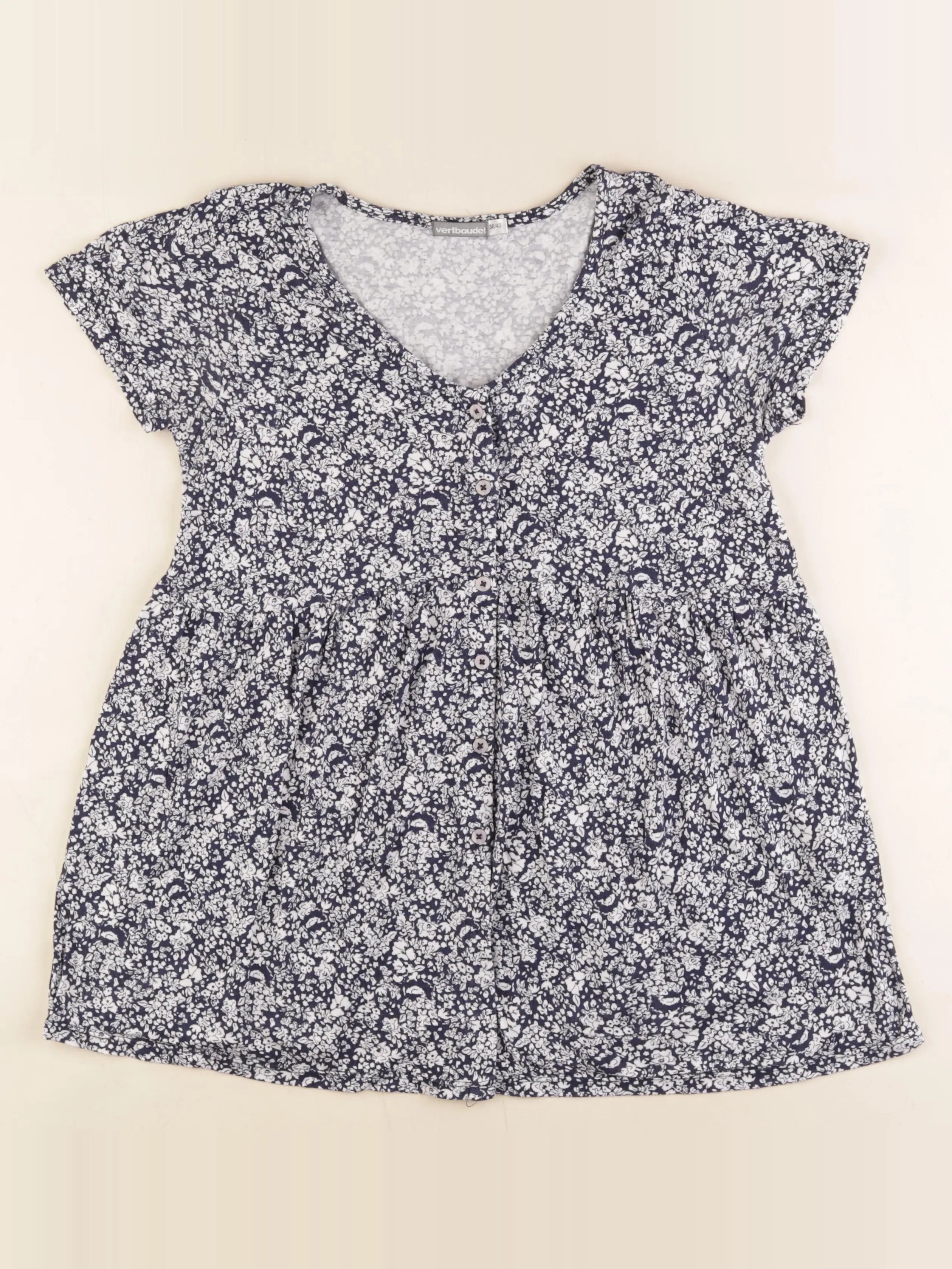 Vertbaudet - blouse grossesse bleu, blanc - 38 à 40