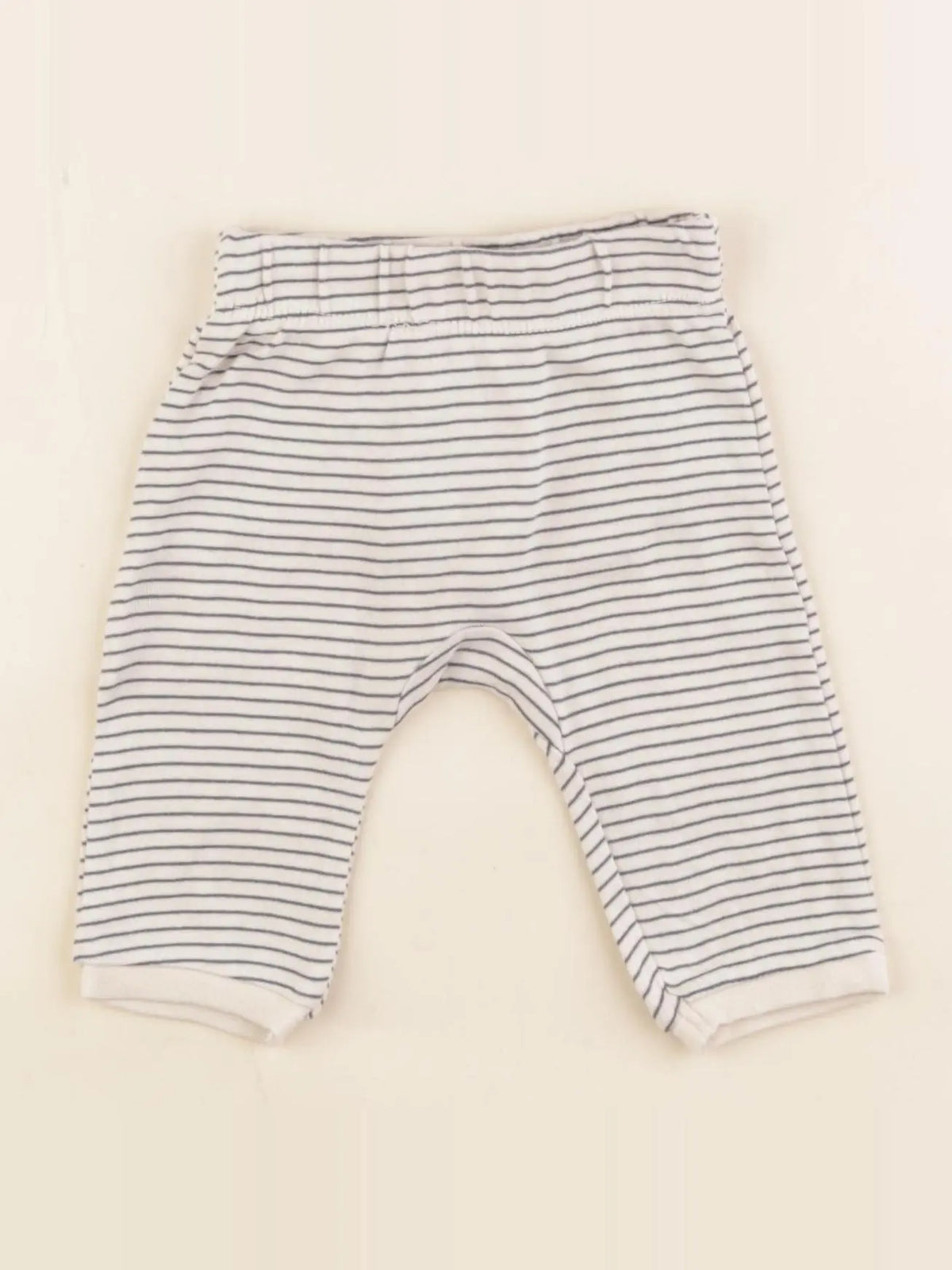 H&M - sarouel beige, bleu - 1/2 mois