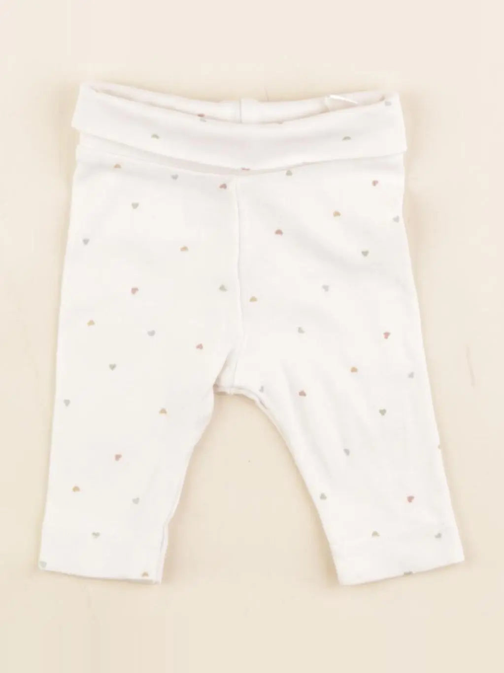 H&M - legging beige - 0/1 mois