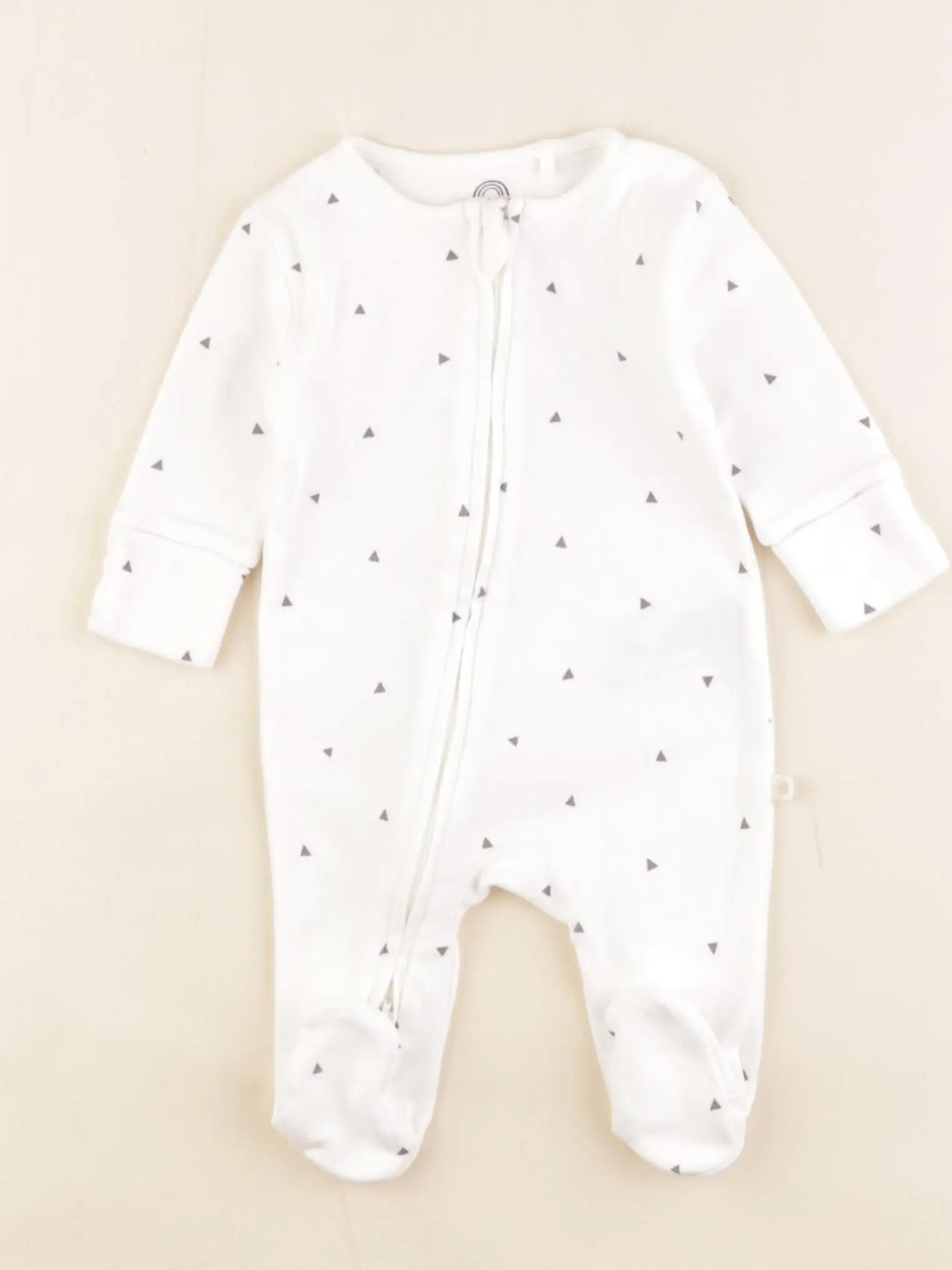 Next - pyjama coton blanc - 1 mois