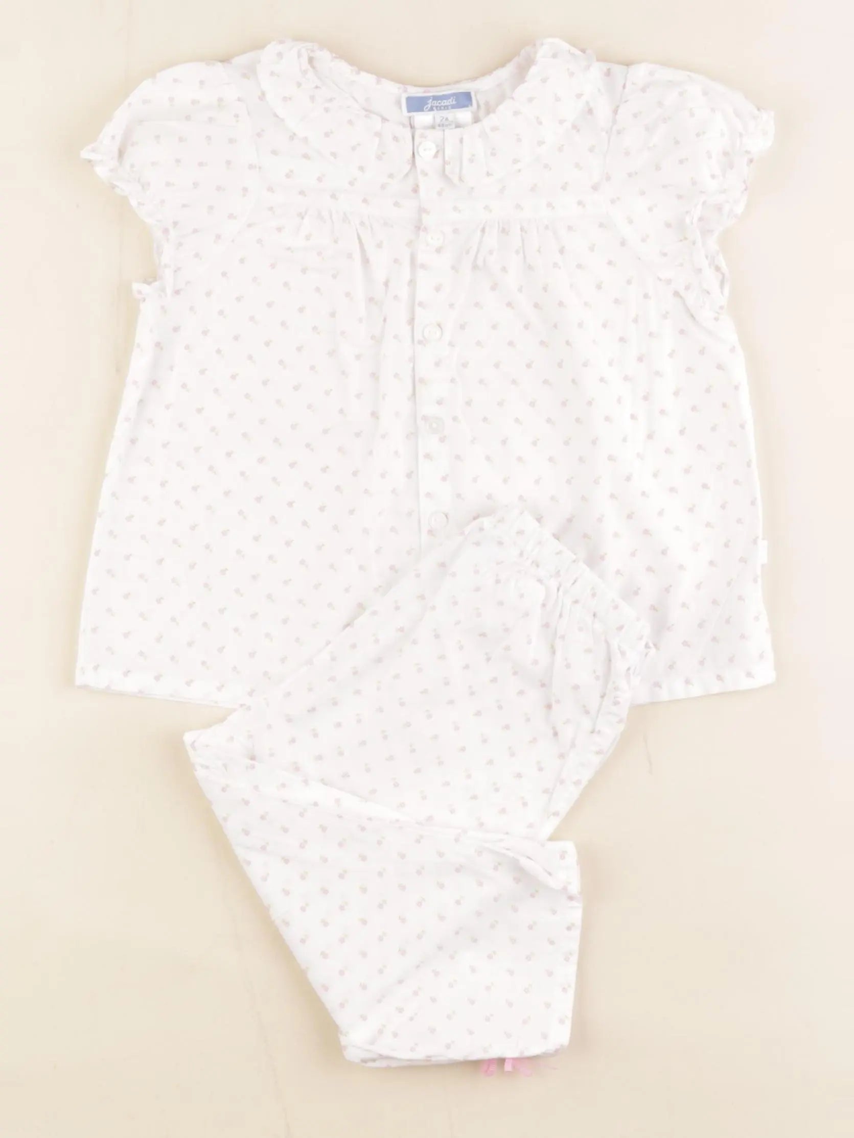 Jacadi - pyjama coton rose - 2 ans