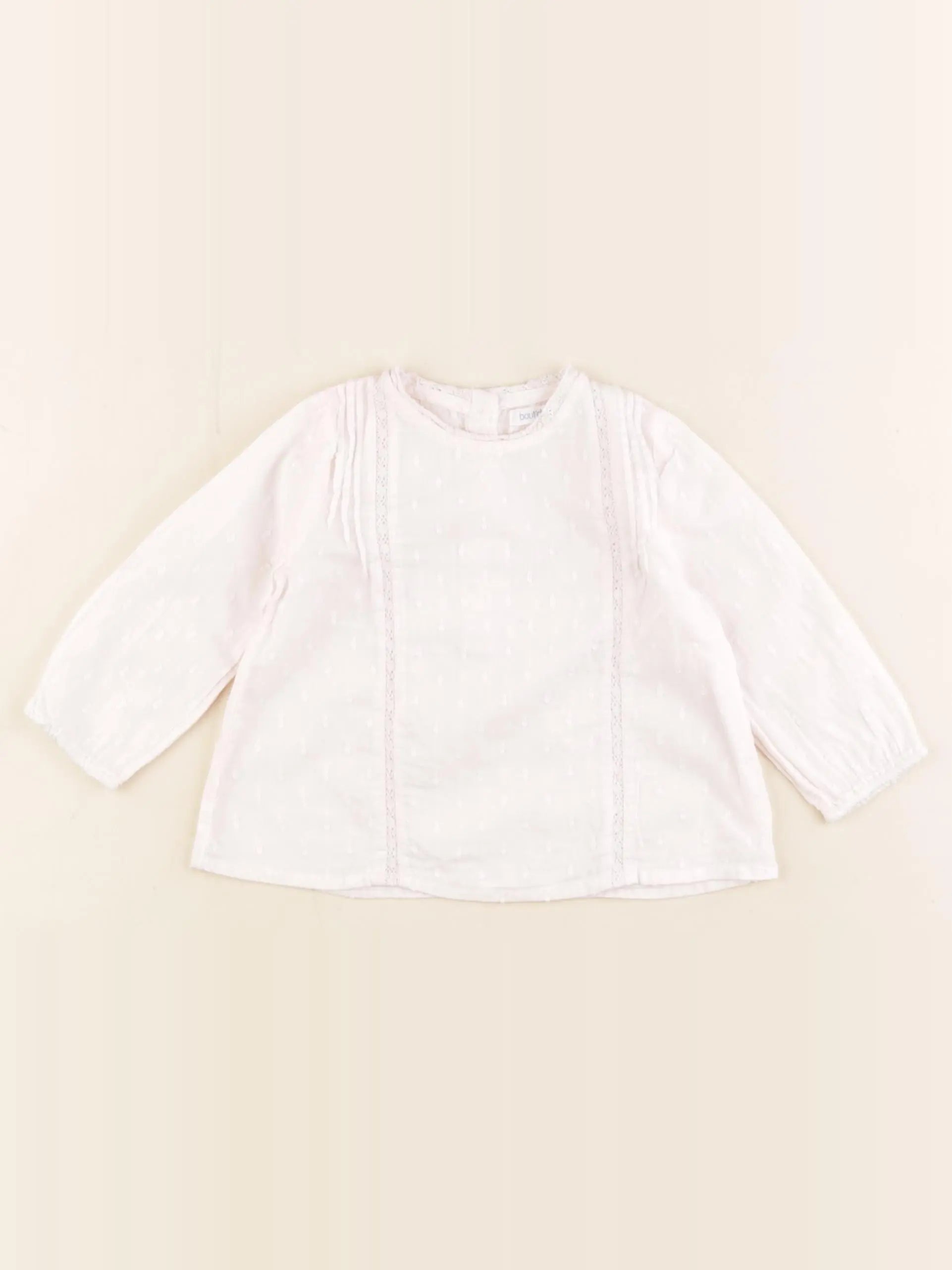 Boutchou - blouse rose - 6 mois