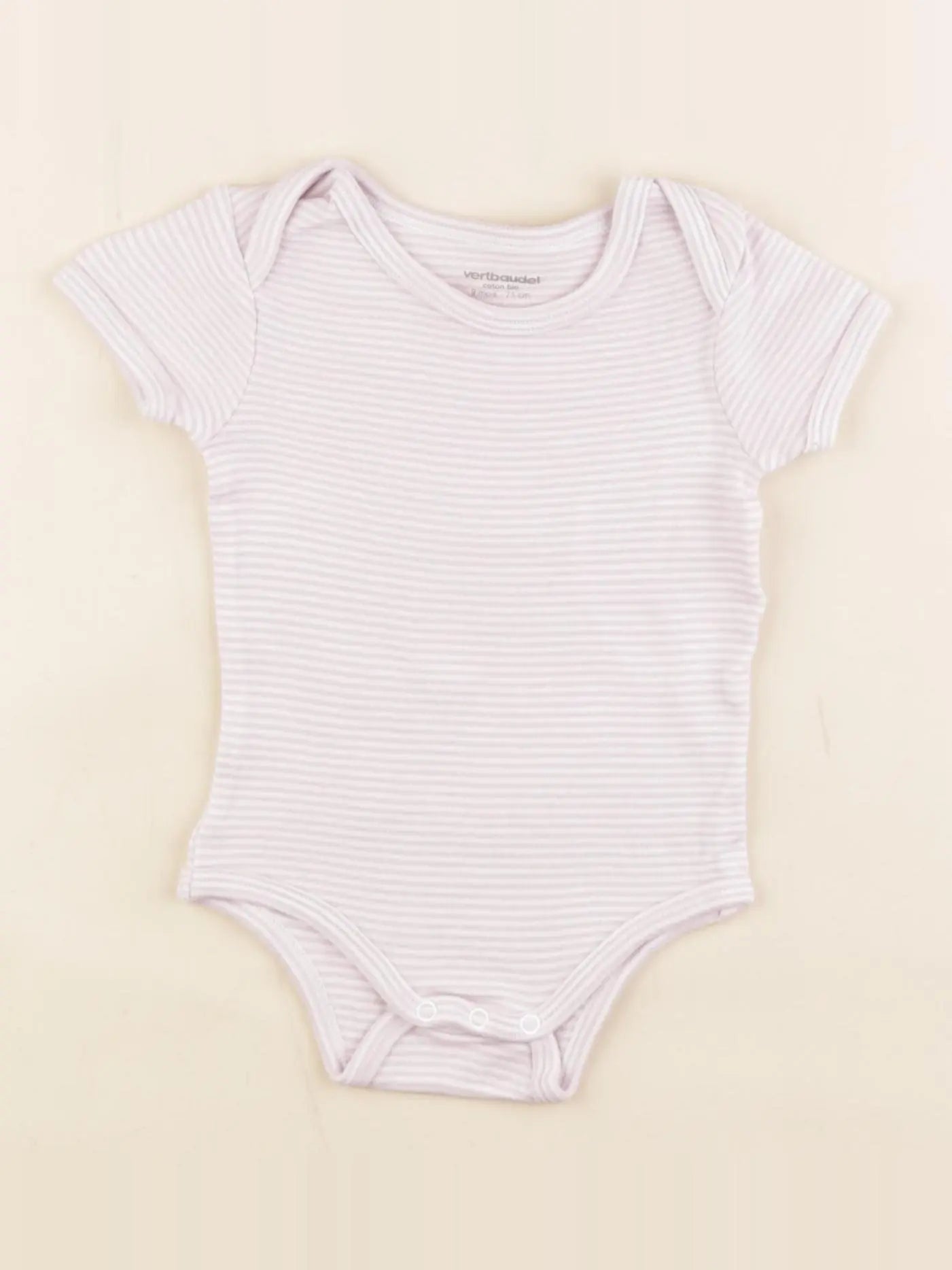 Petit Bateau - body violet - 9 mois