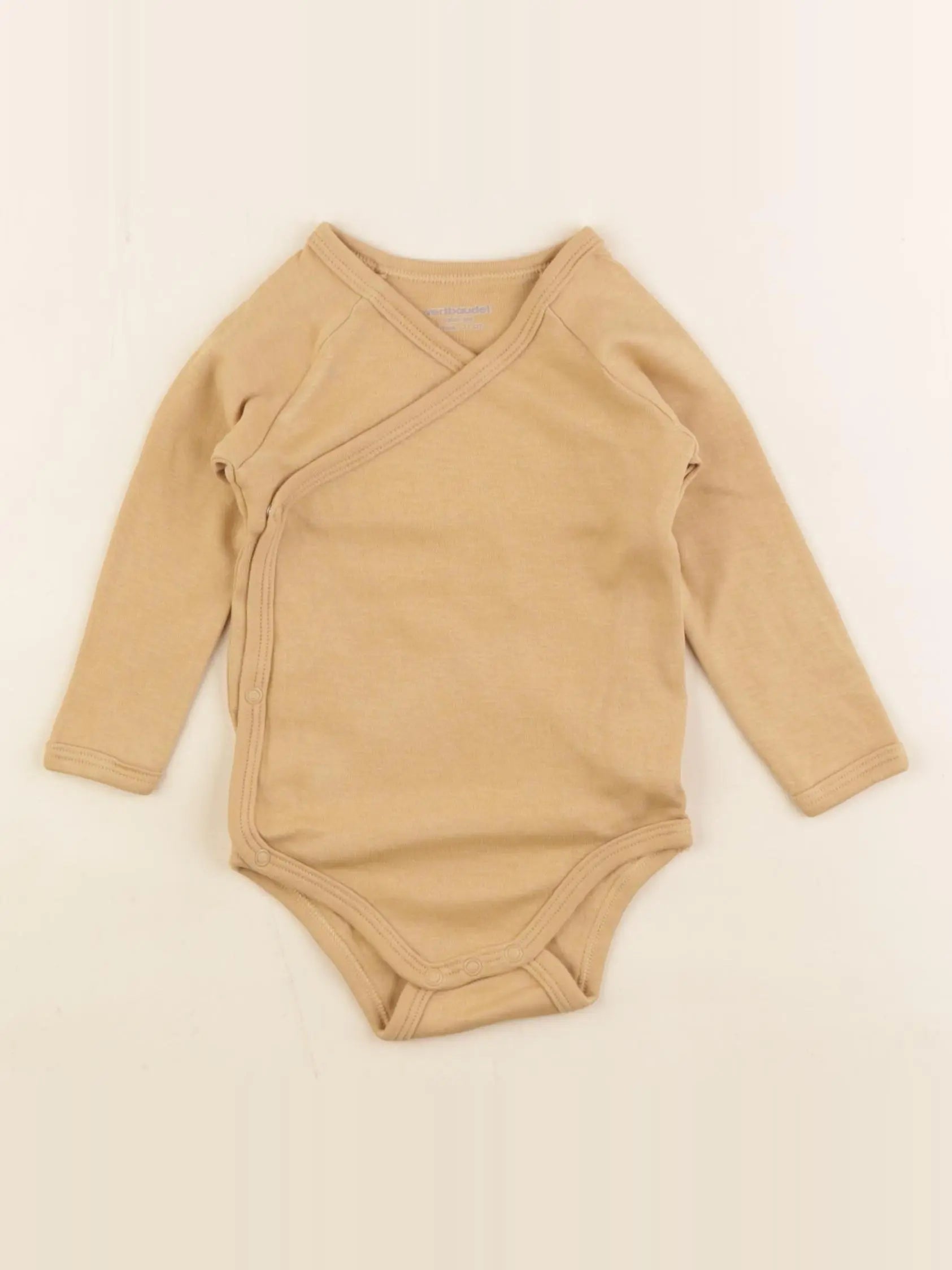 Petit Bateau - body jaune - 9 mois