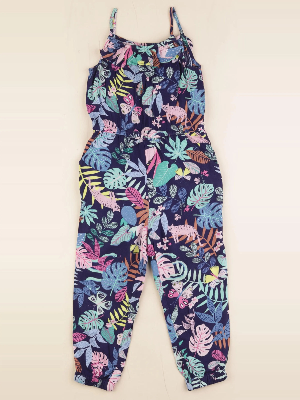 H&M - combinaison multicolore - 3/4 ans