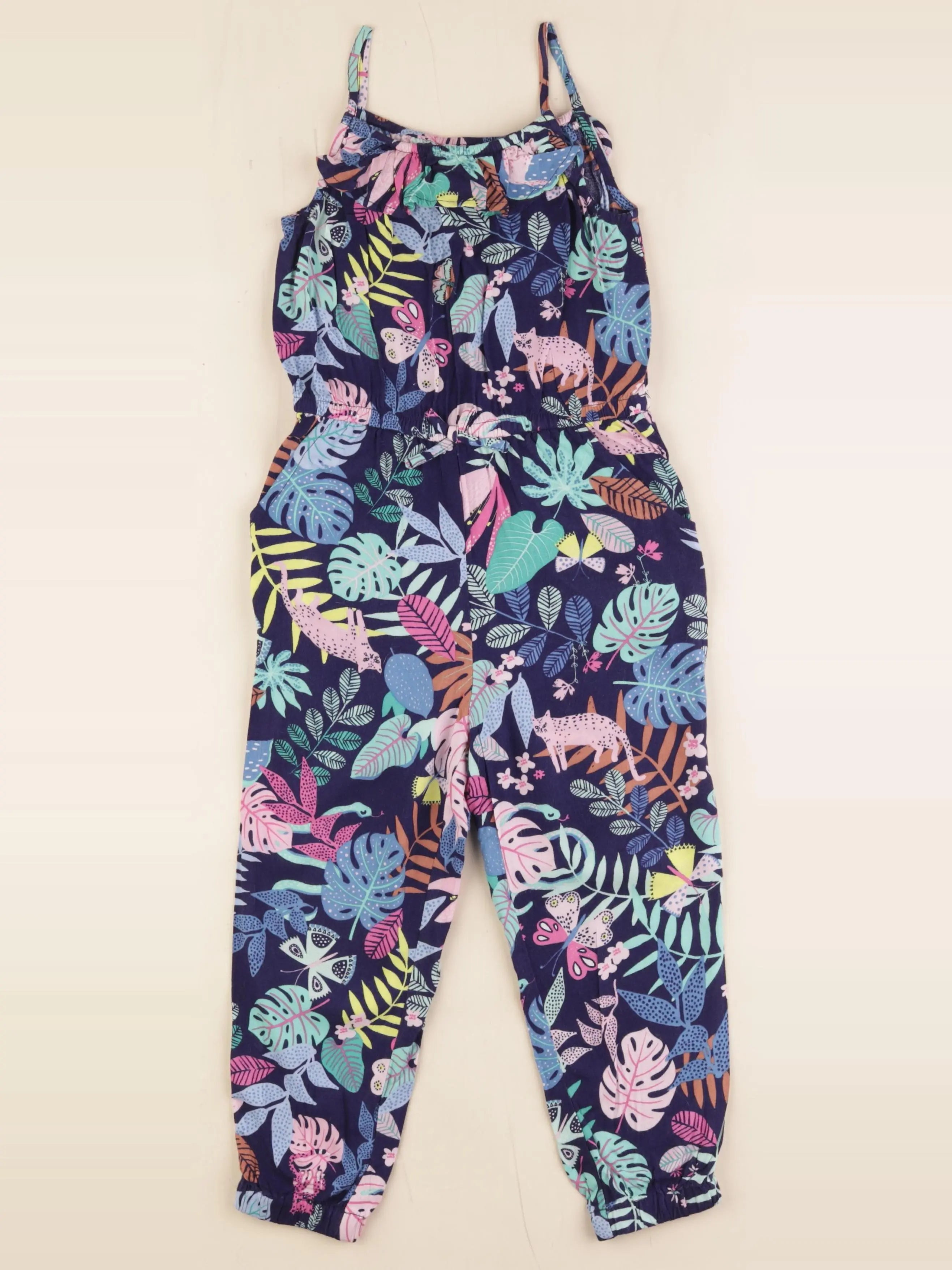 H&M - combinaison multicolore - 3/4 ans