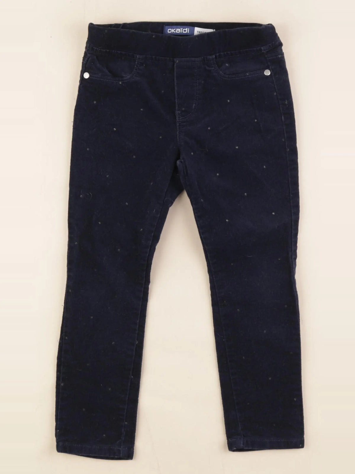 Okaidi - jegging bleu - 4 ans