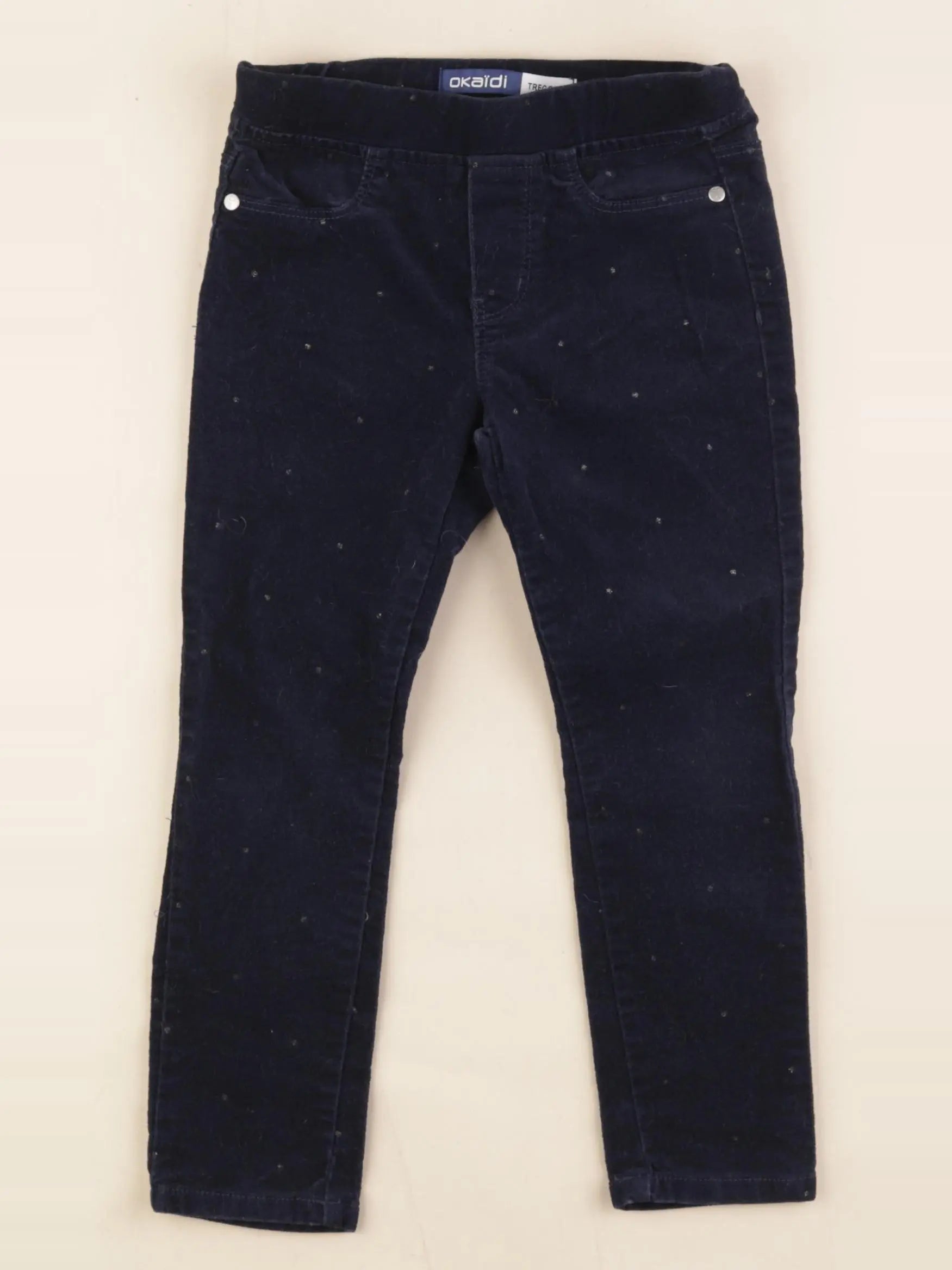Okaidi - jegging bleu - 4 ans