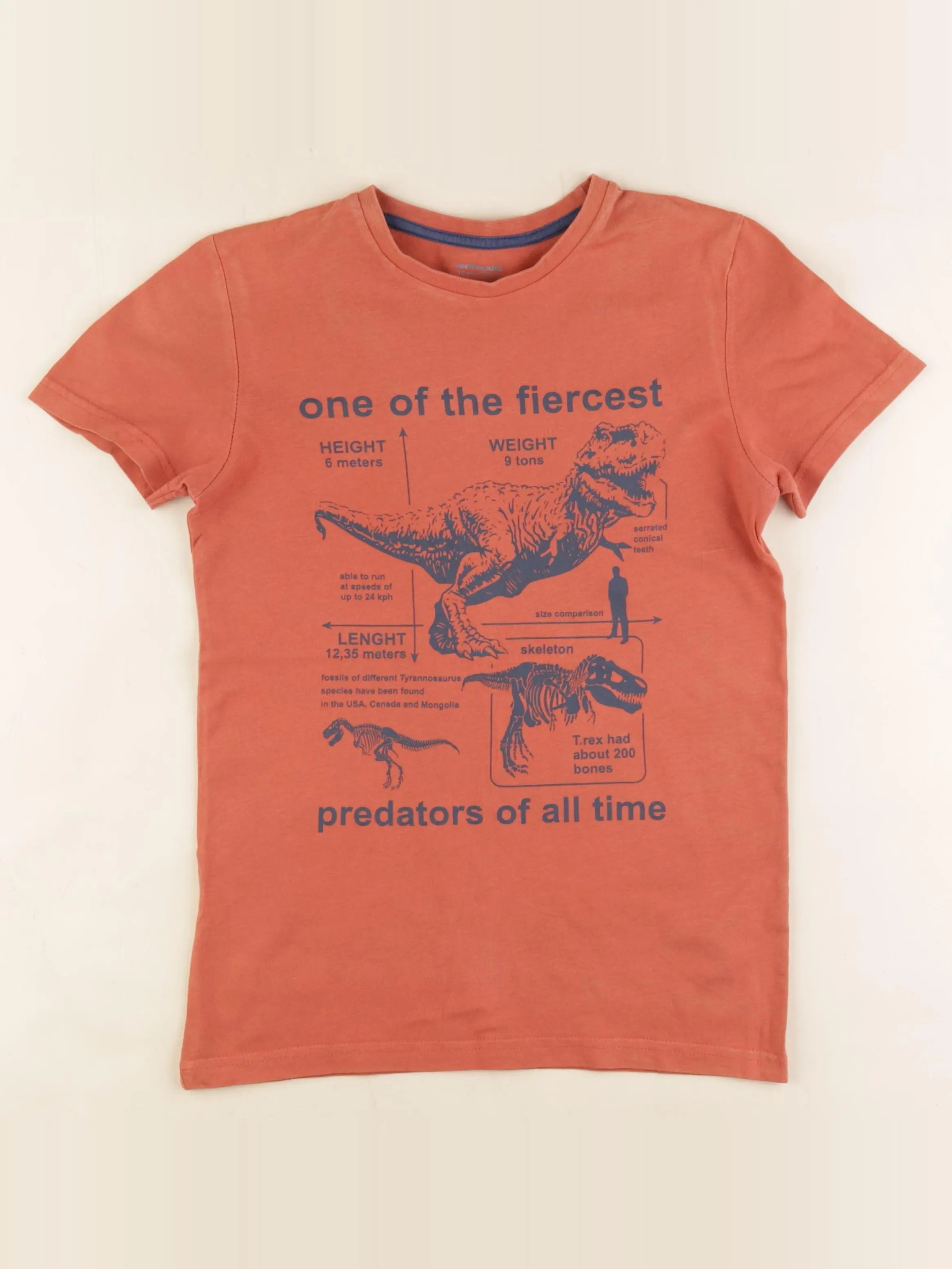 Vertbaudet - tee-shirt orange - 10 ans