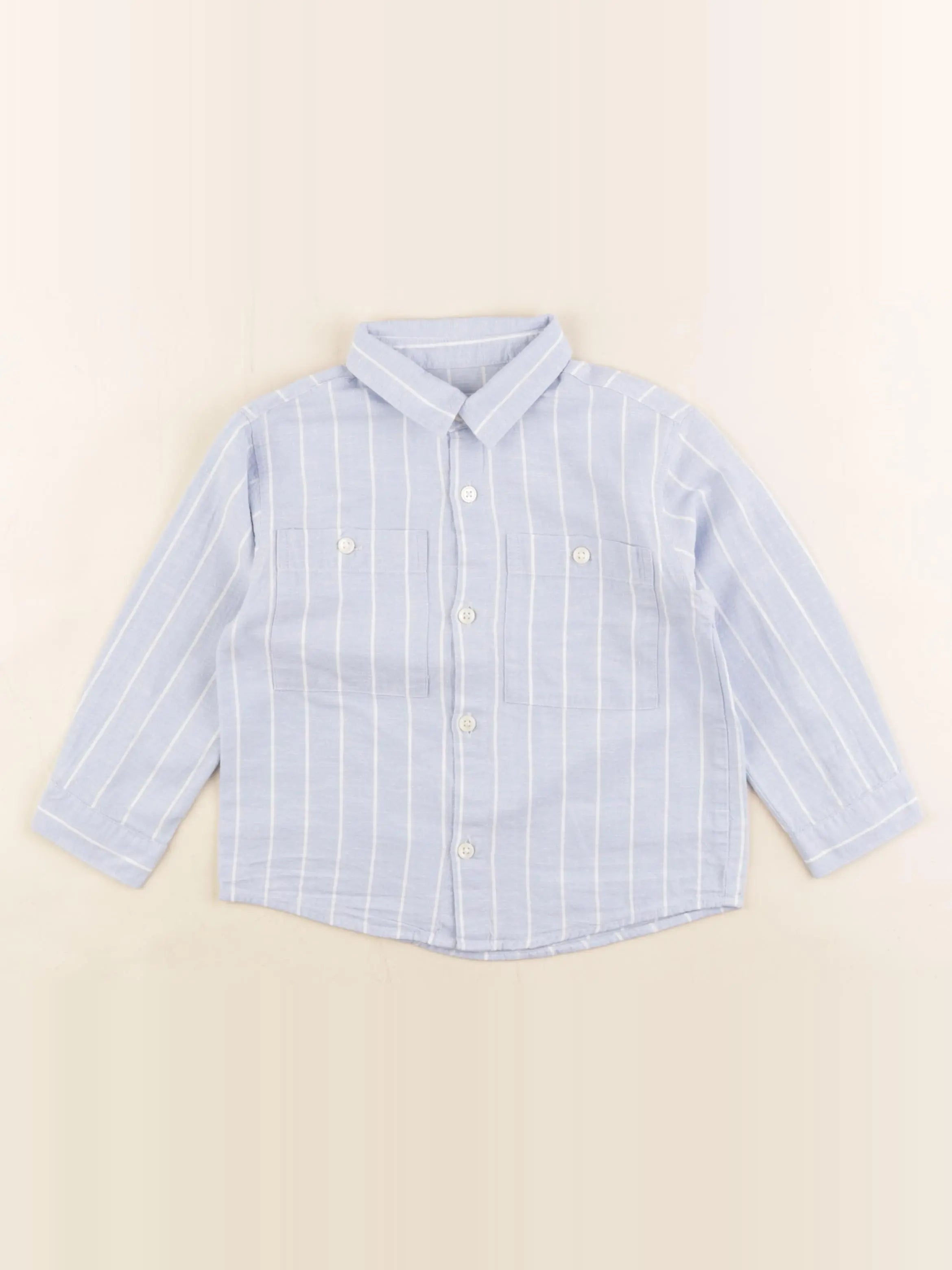 Zara - chemise bleu - 18/24 mois