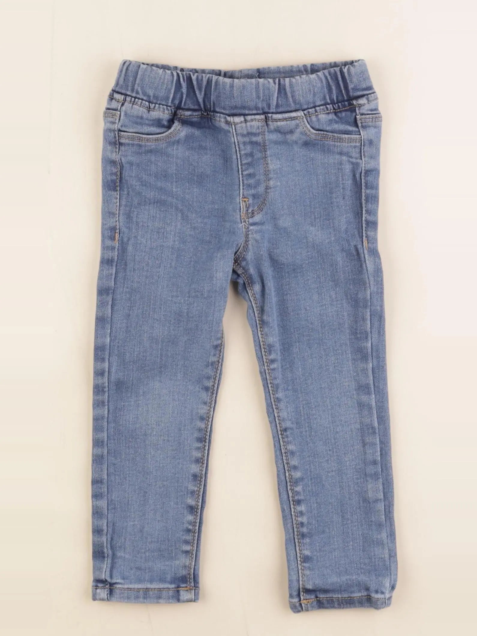 Vertbaudet - jegging bleu - 2 ans