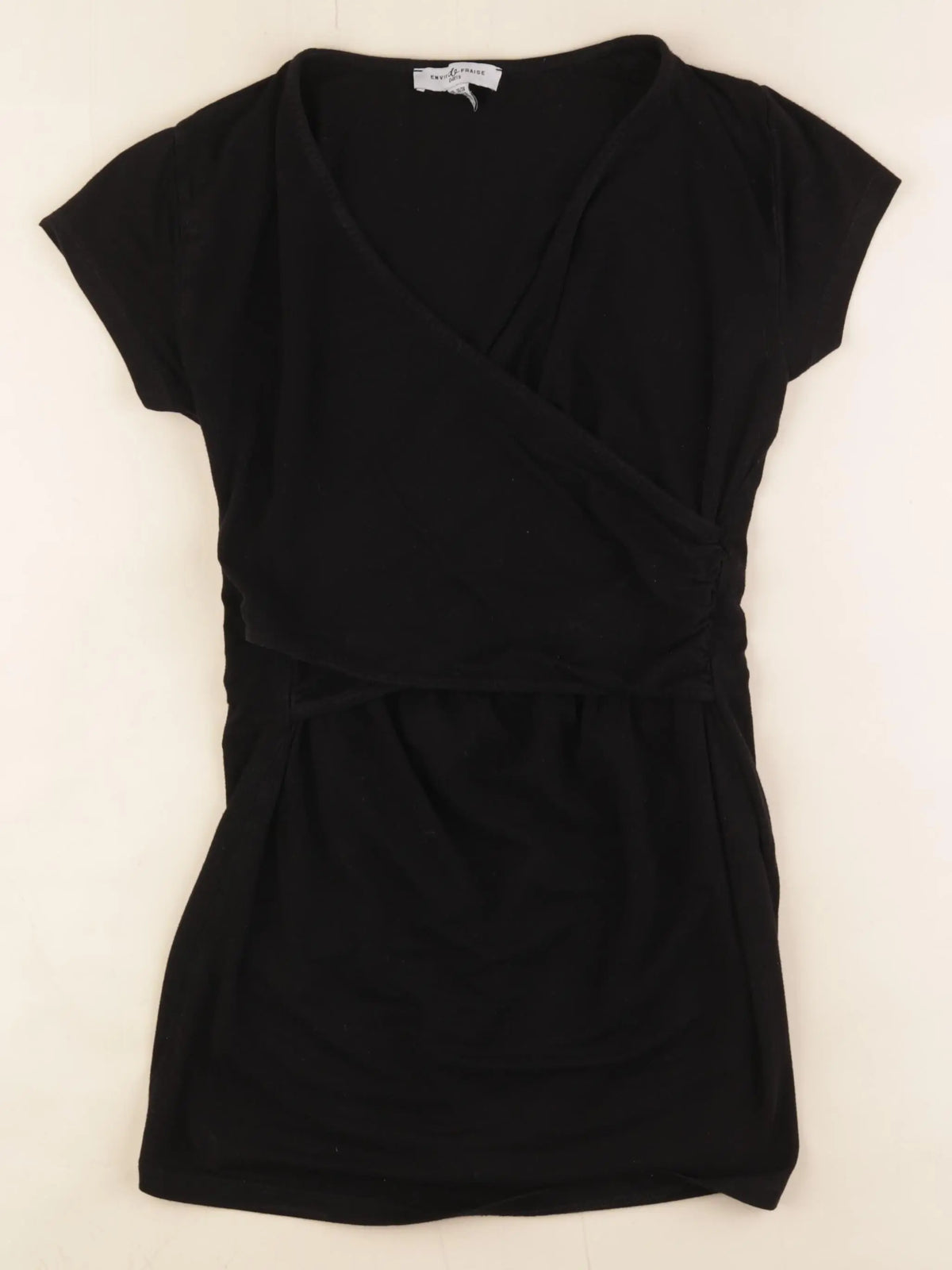 Envie de fraise - tee-shirt grossesse, allaitement noir - 36 à 38