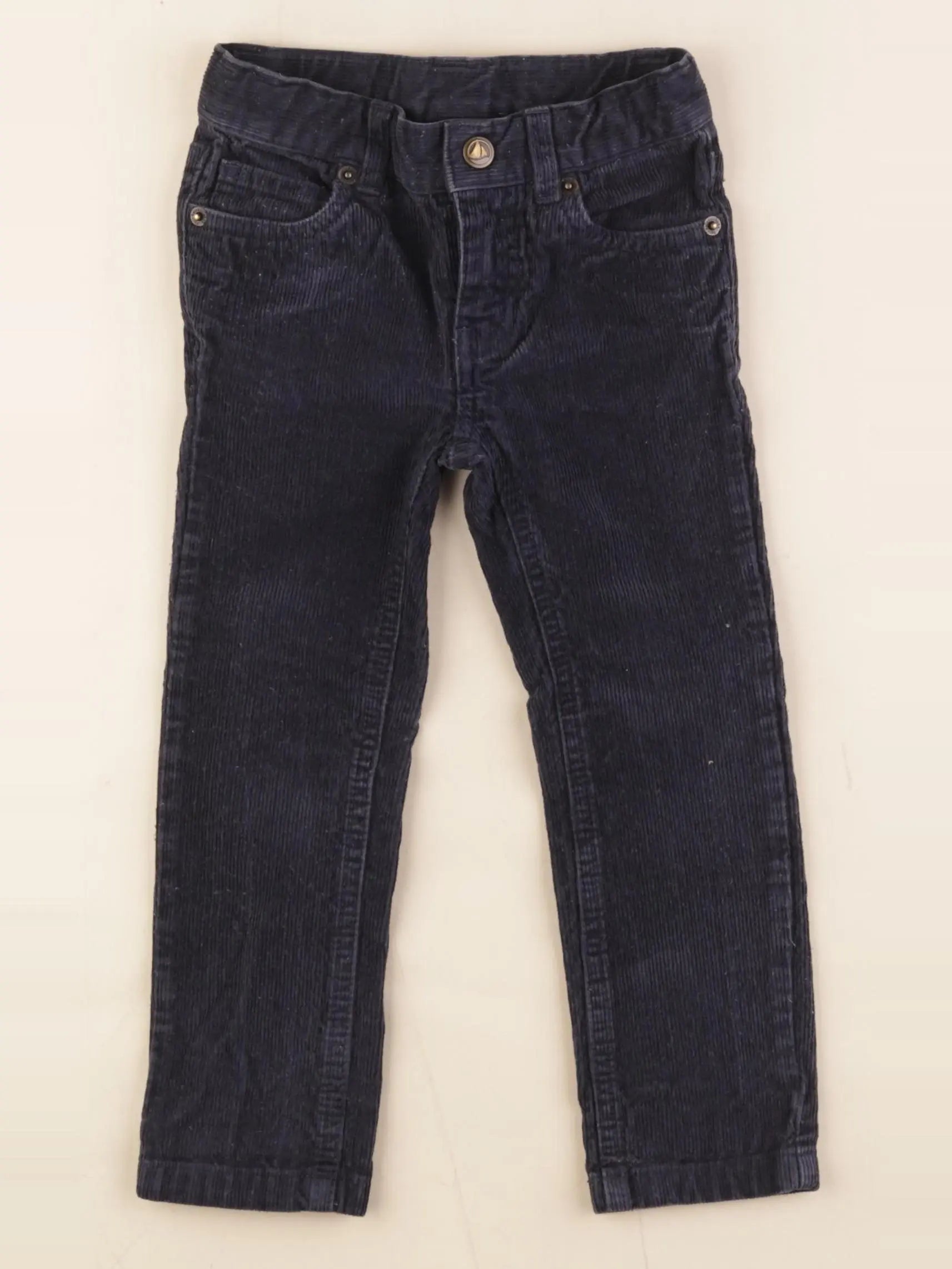 Petit Bateau - pantalon bleu - 3 ans