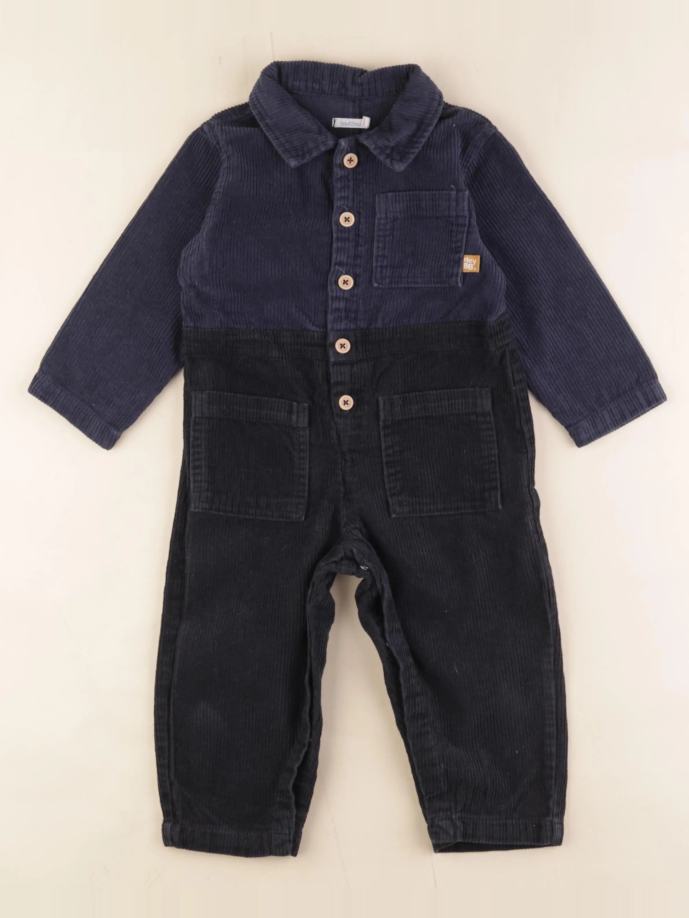 Boutchou - combinaison bleu - 24 mois