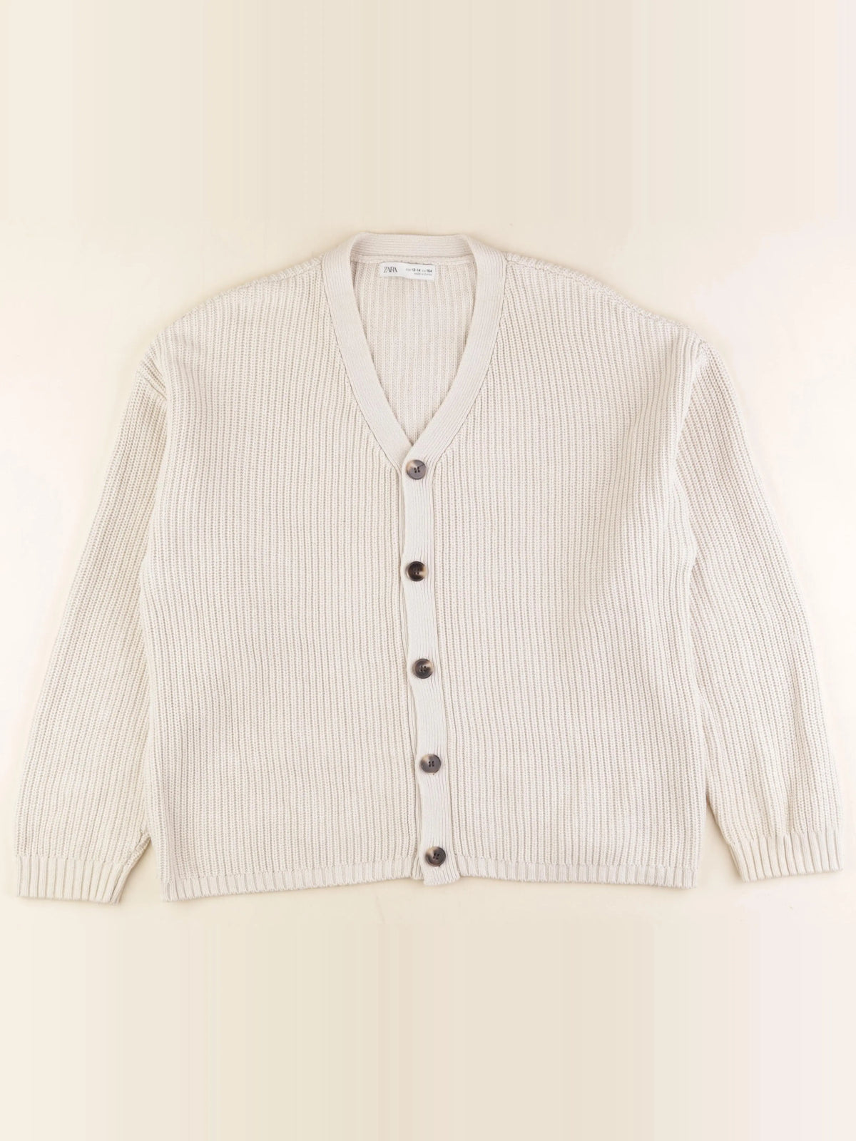 Zara - gilet beige - 13/14 ans