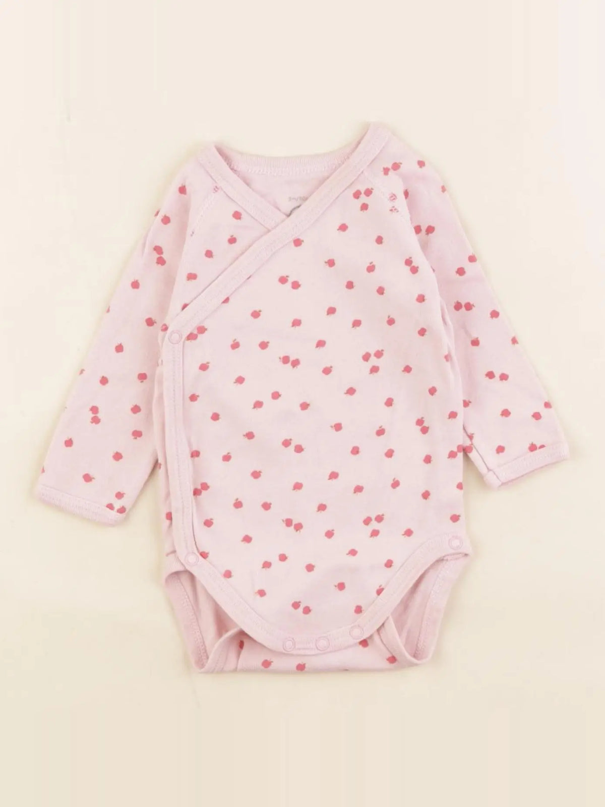 Petit Bateau - body rose - 3 mois