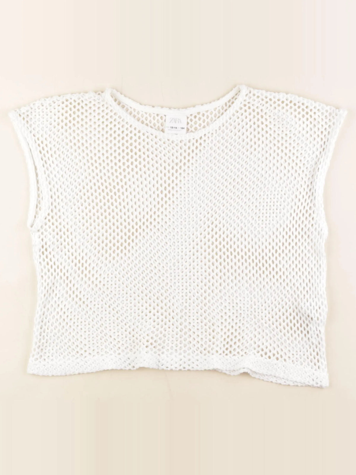 Zara - pull blanc - 13/14 ans