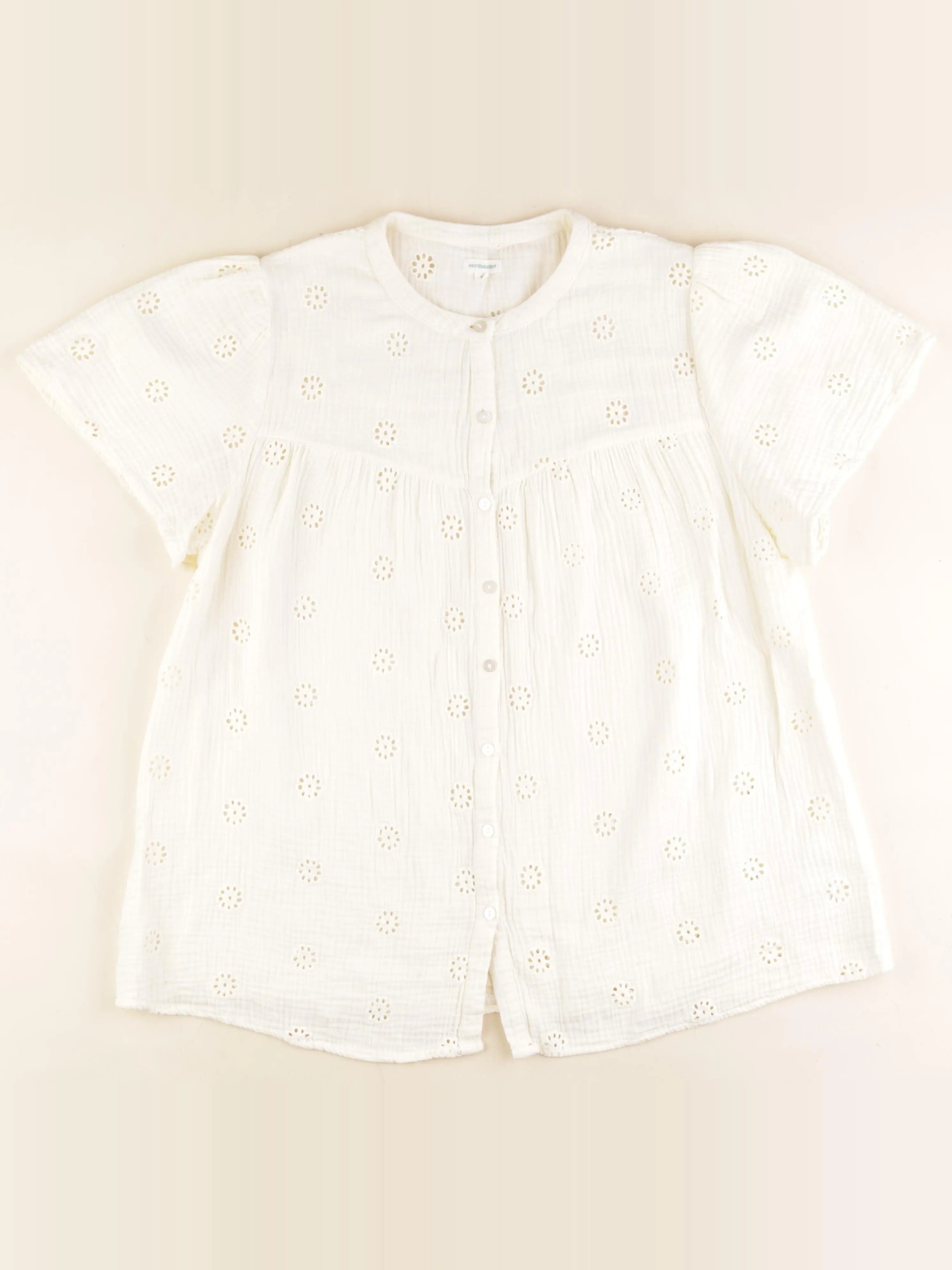 Vertbaudet - blouse grossesse blanc - 40