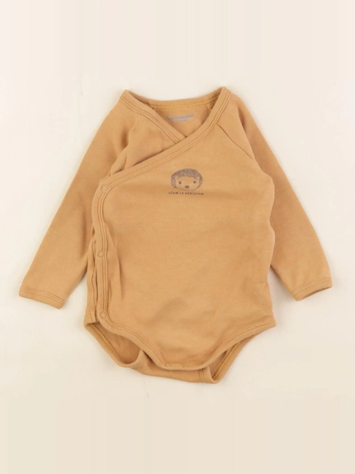 Vertbaudet - body jaune - 9 mois