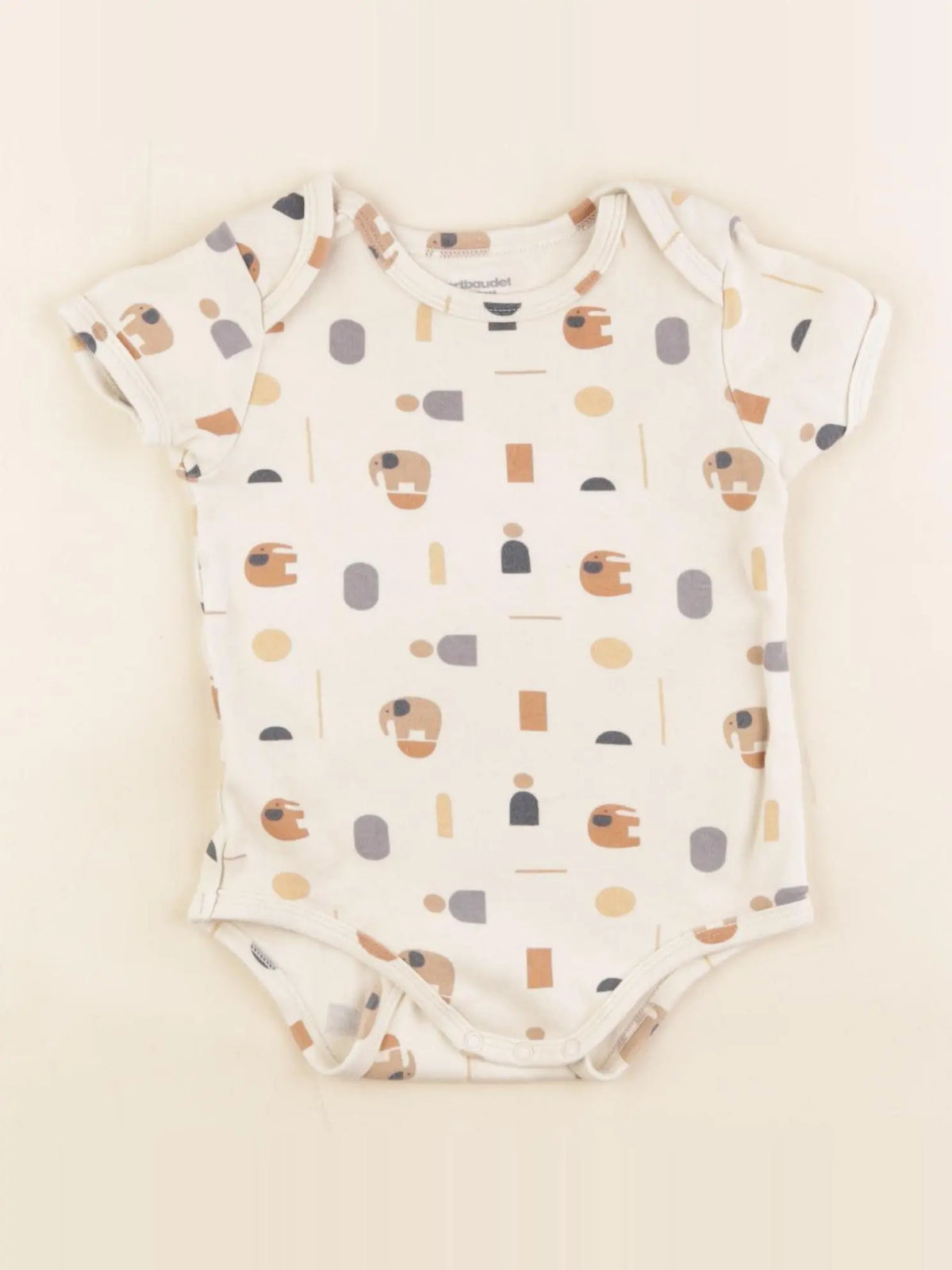 Vertbaudet - body beige - 18 mois