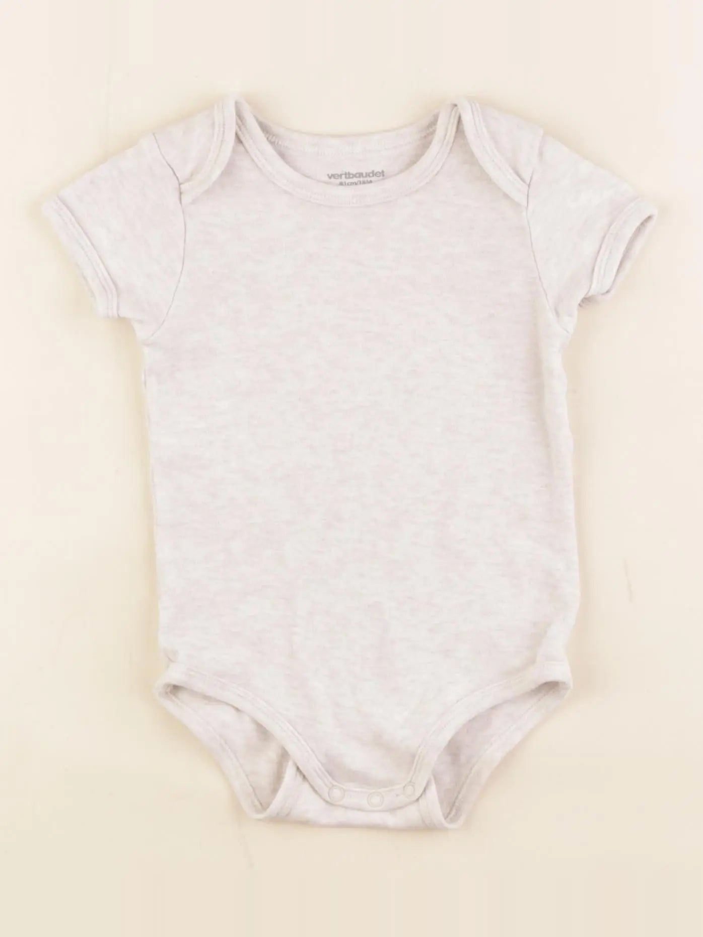 Vertbaudet - body beige - 18 mois