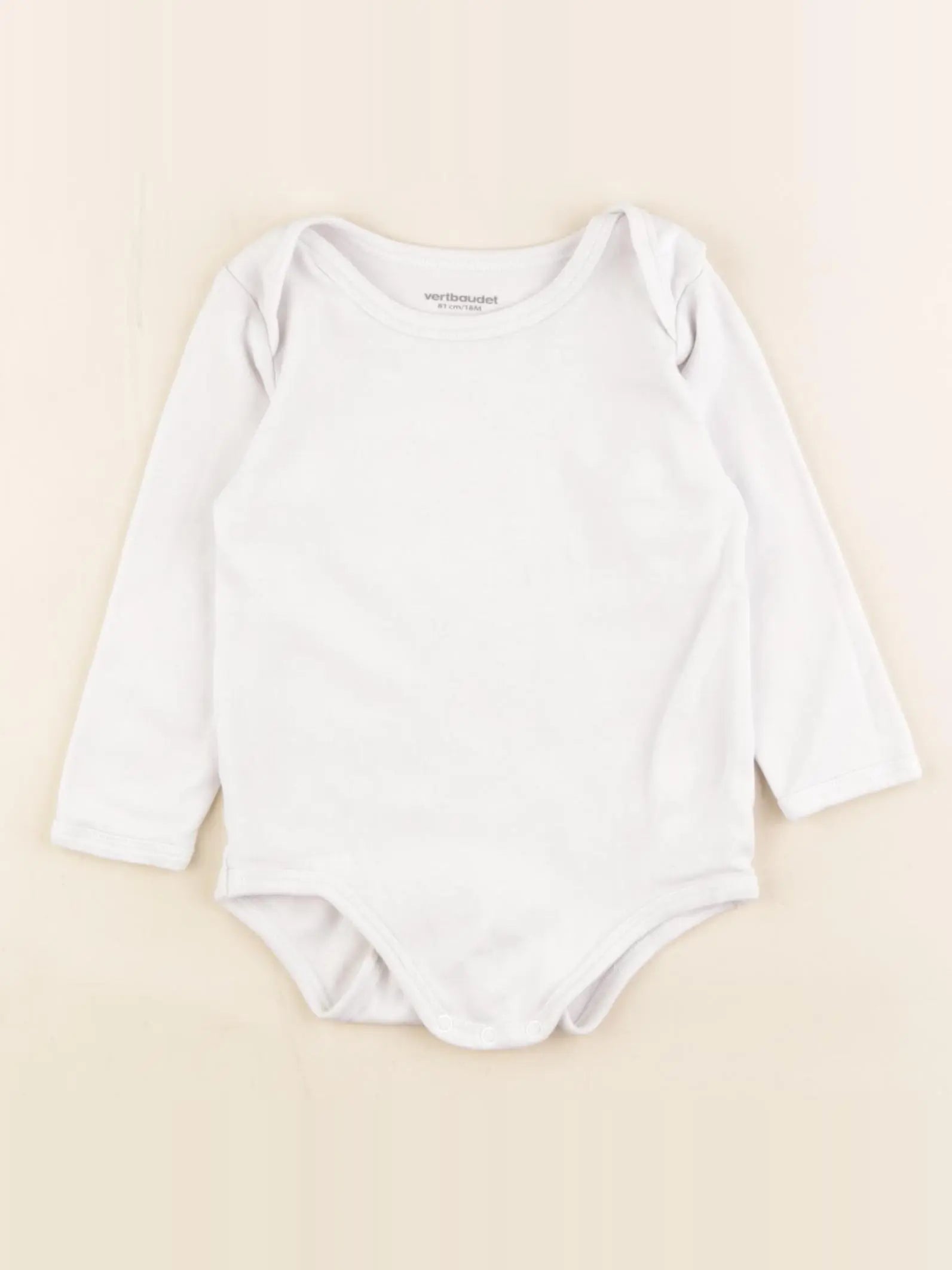 Vertbaudet - body blanc - 18 mois