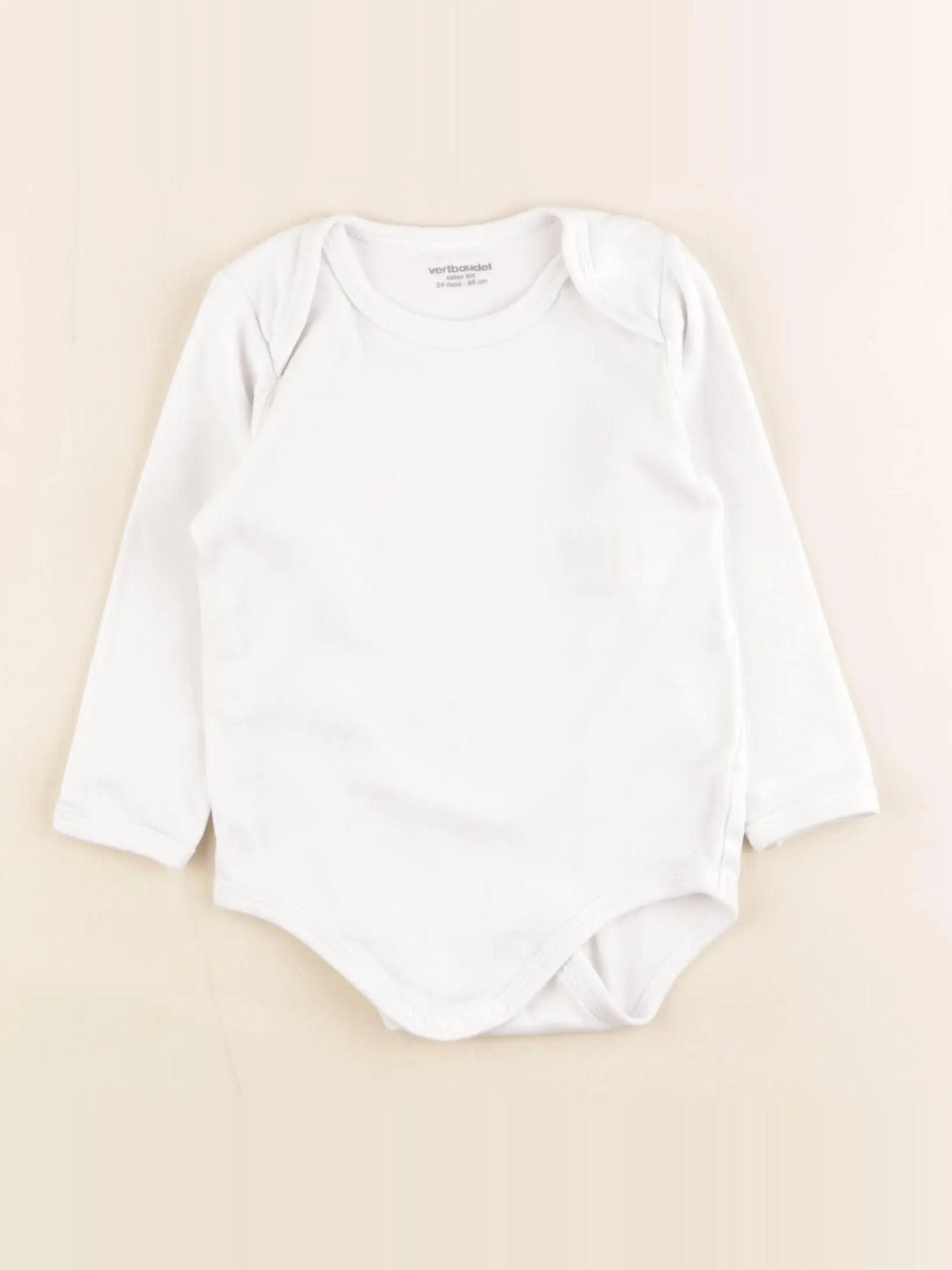 Vertbaudet - body blanc - 24 mois