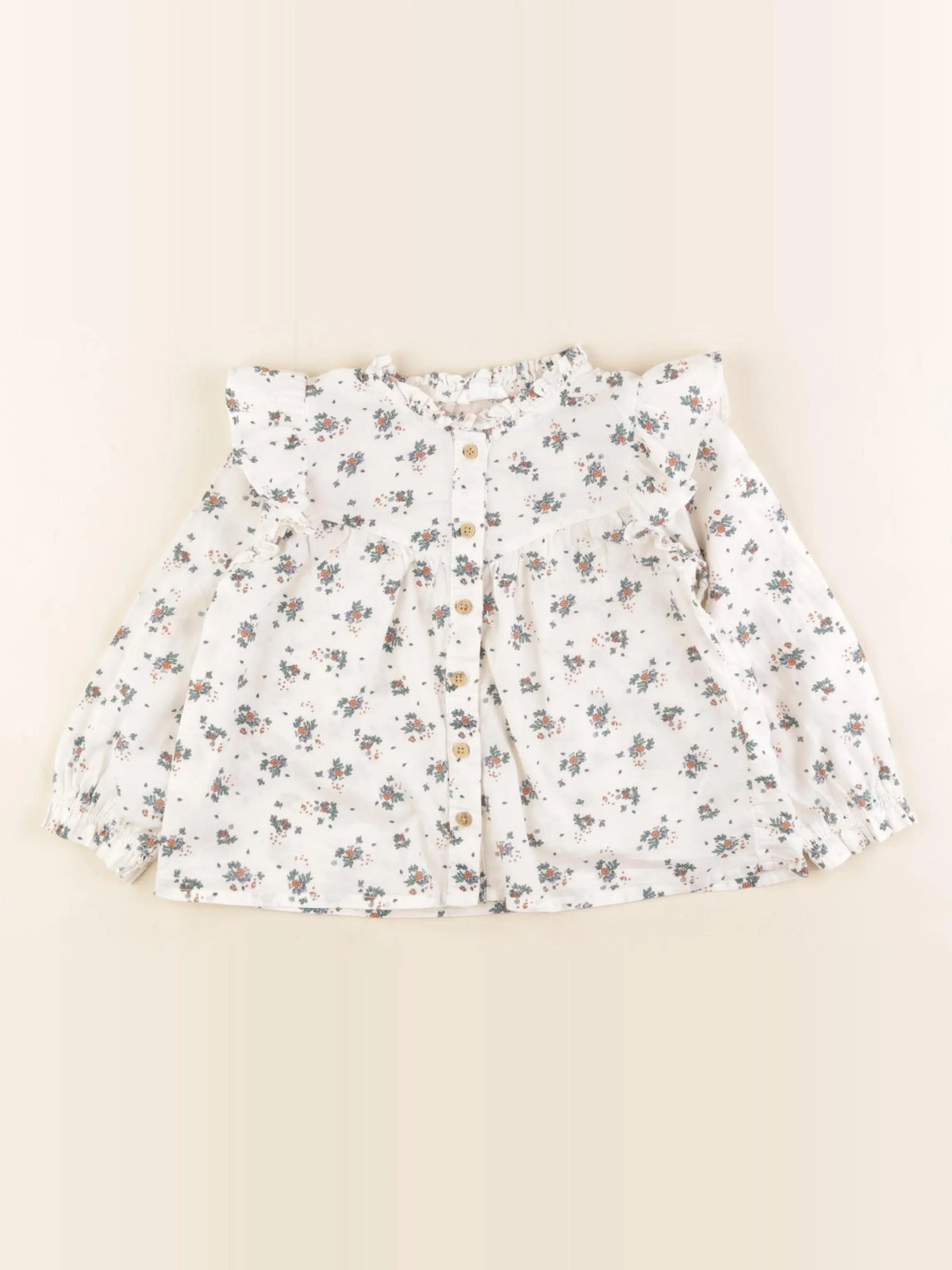 Vertbaudet - blouse blanc - 2 ans