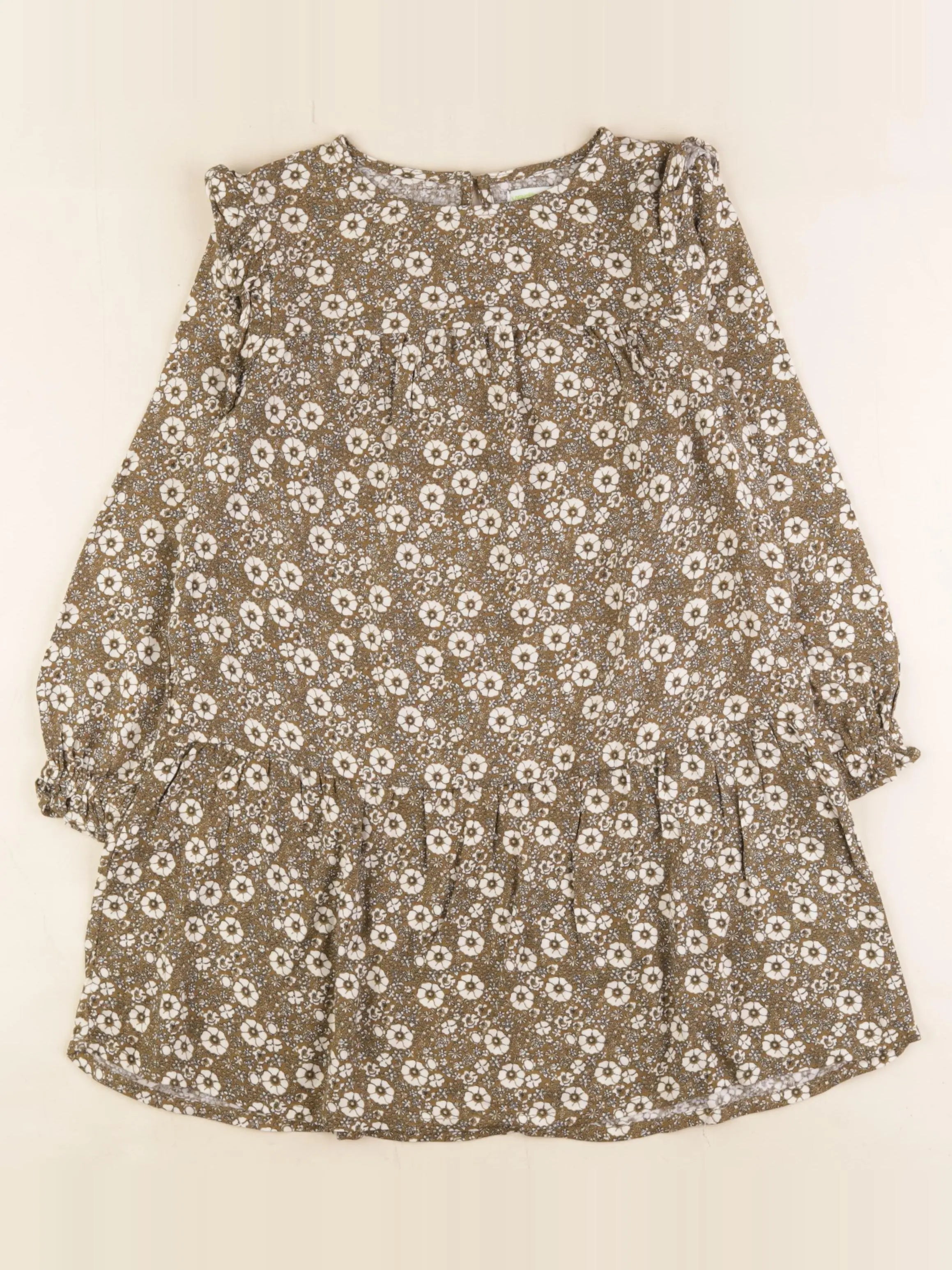 Vertbaudet - robe vert - 6 ans