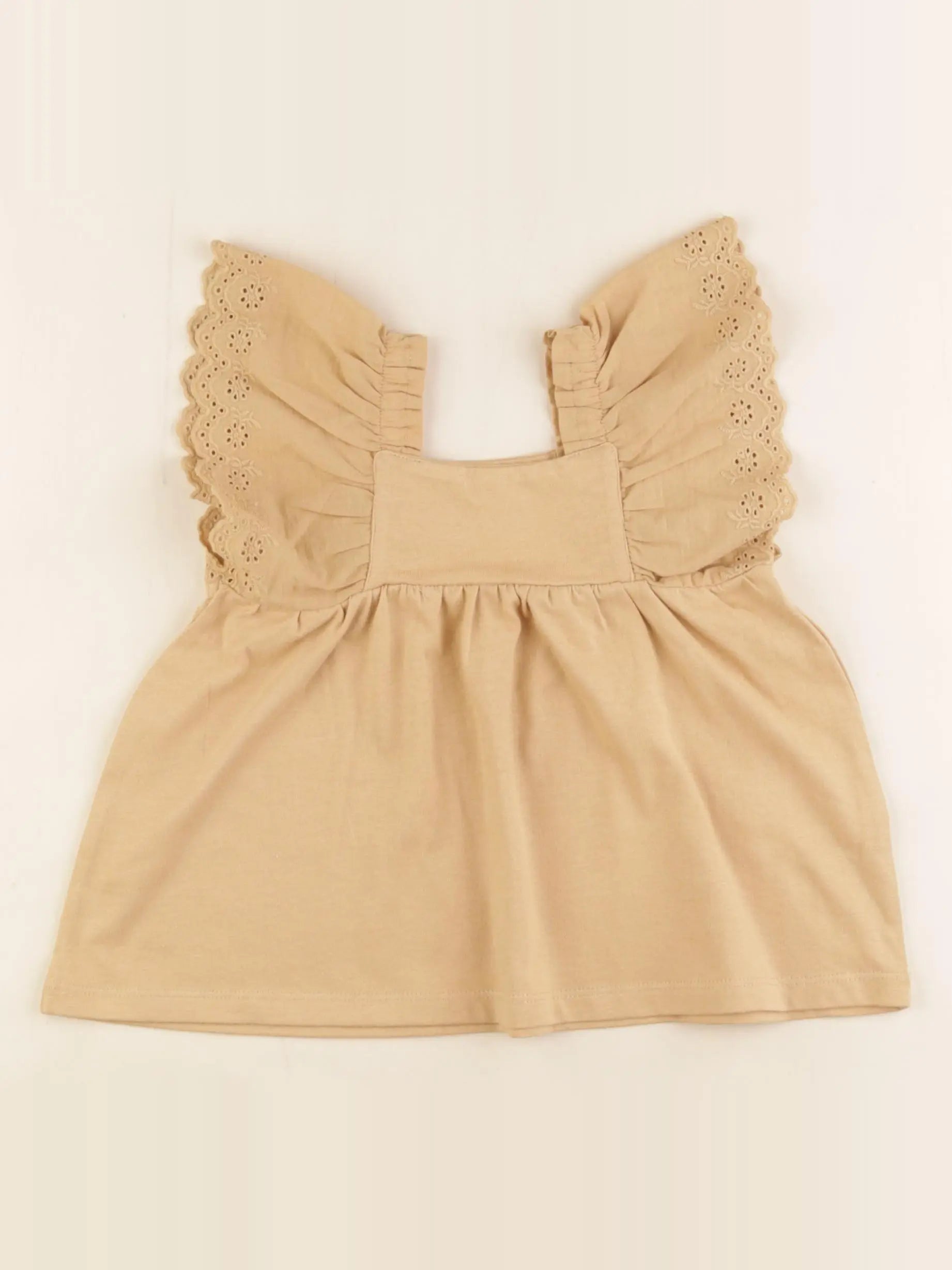 Vertbaudet - tee-shirt marron - 2 ans