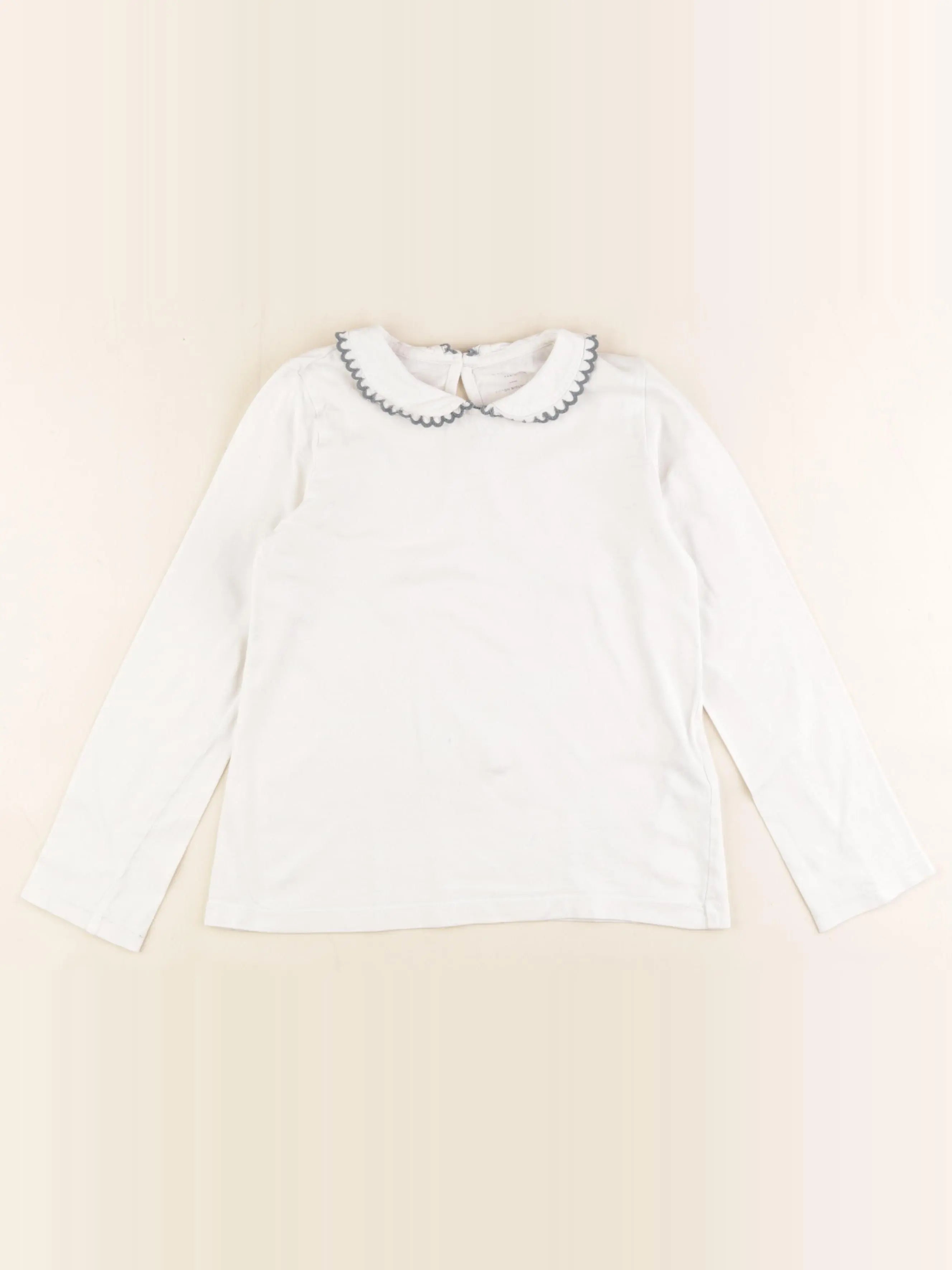Cyrillus - tee-shirt blanc - 8 ans