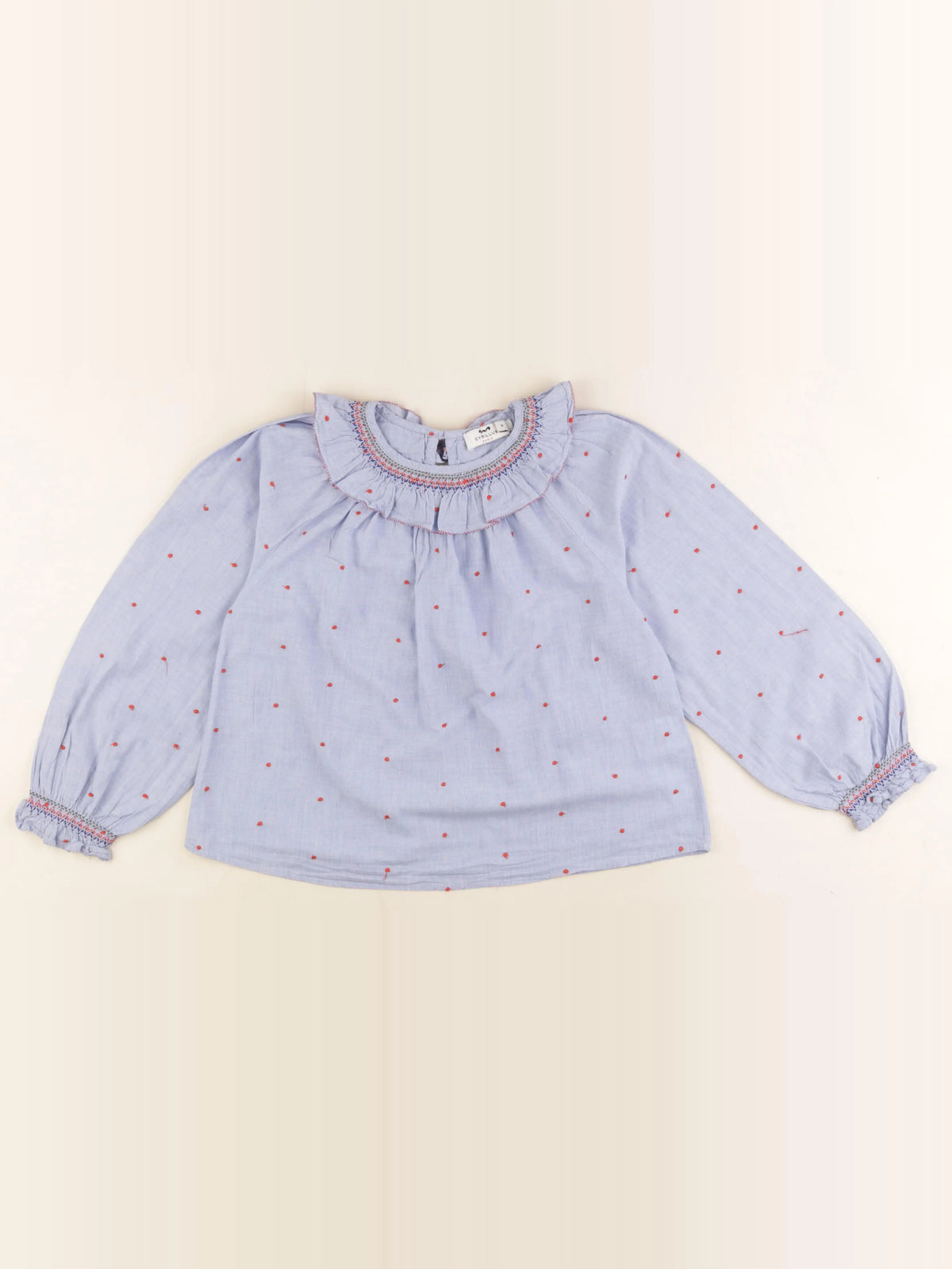 Cyrillus - blouse bleu - 8 ans