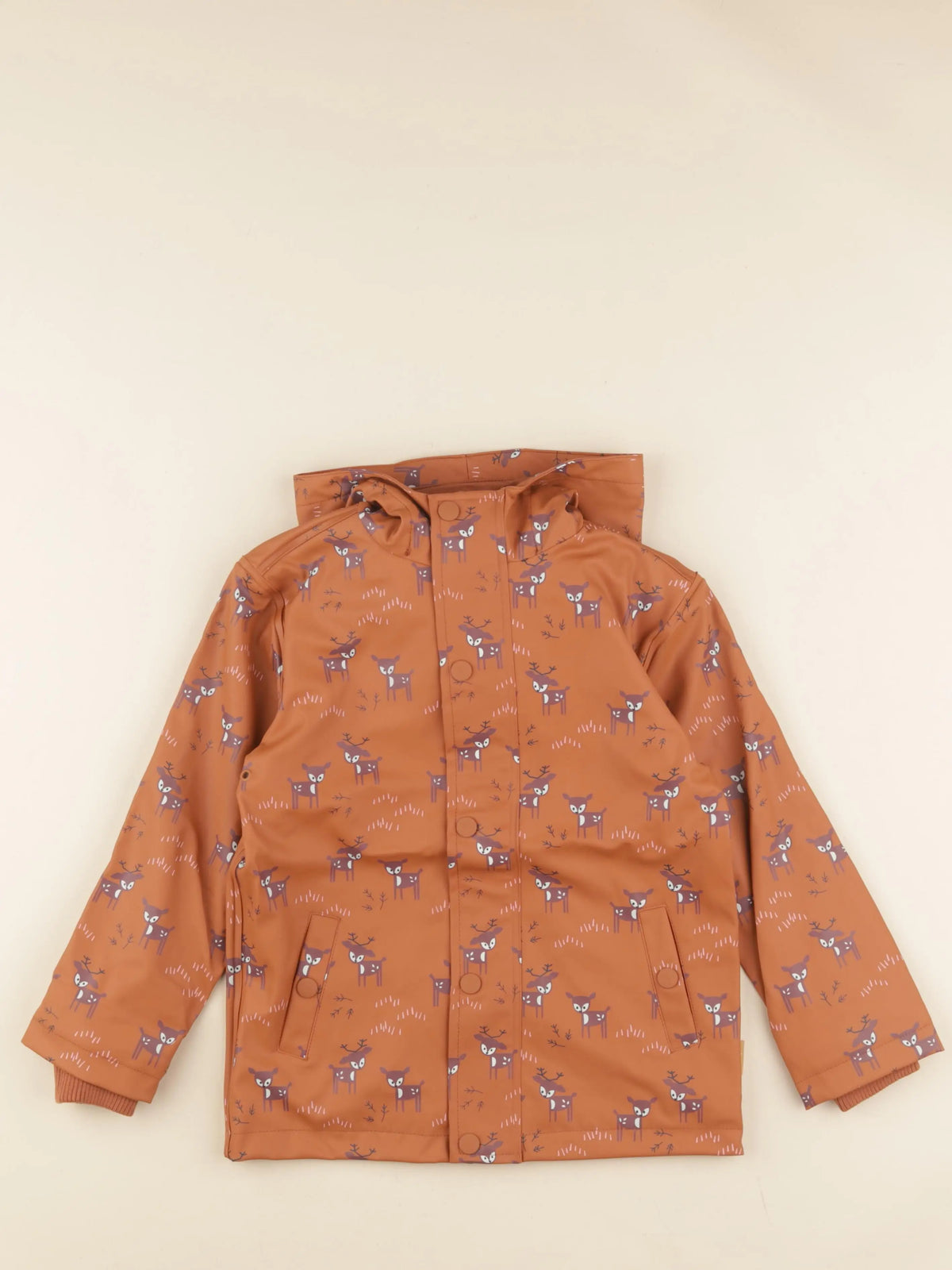 Imperméable marron Cerfs