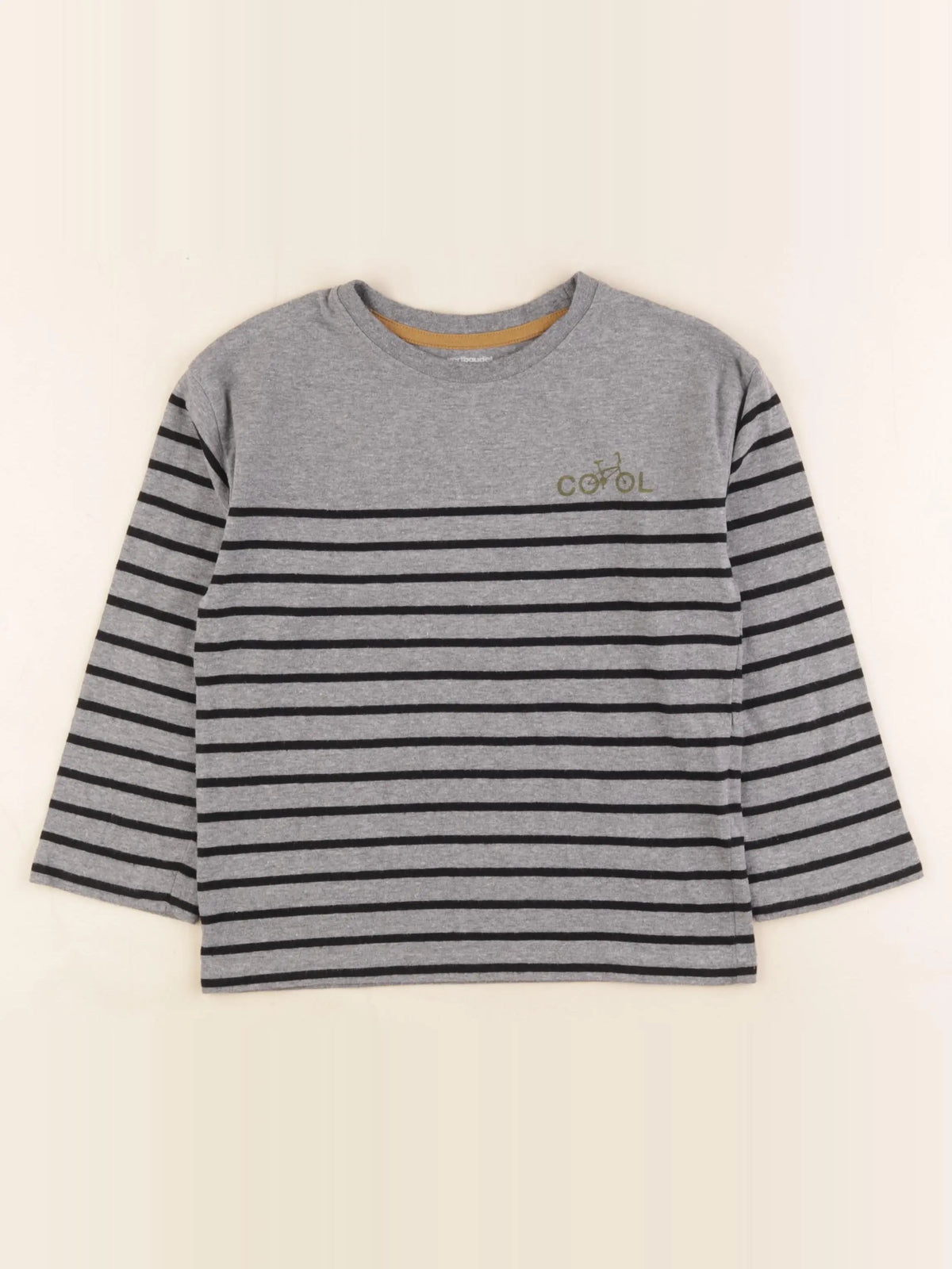 Vertbaudet - tee-shirt gris - 6 ans