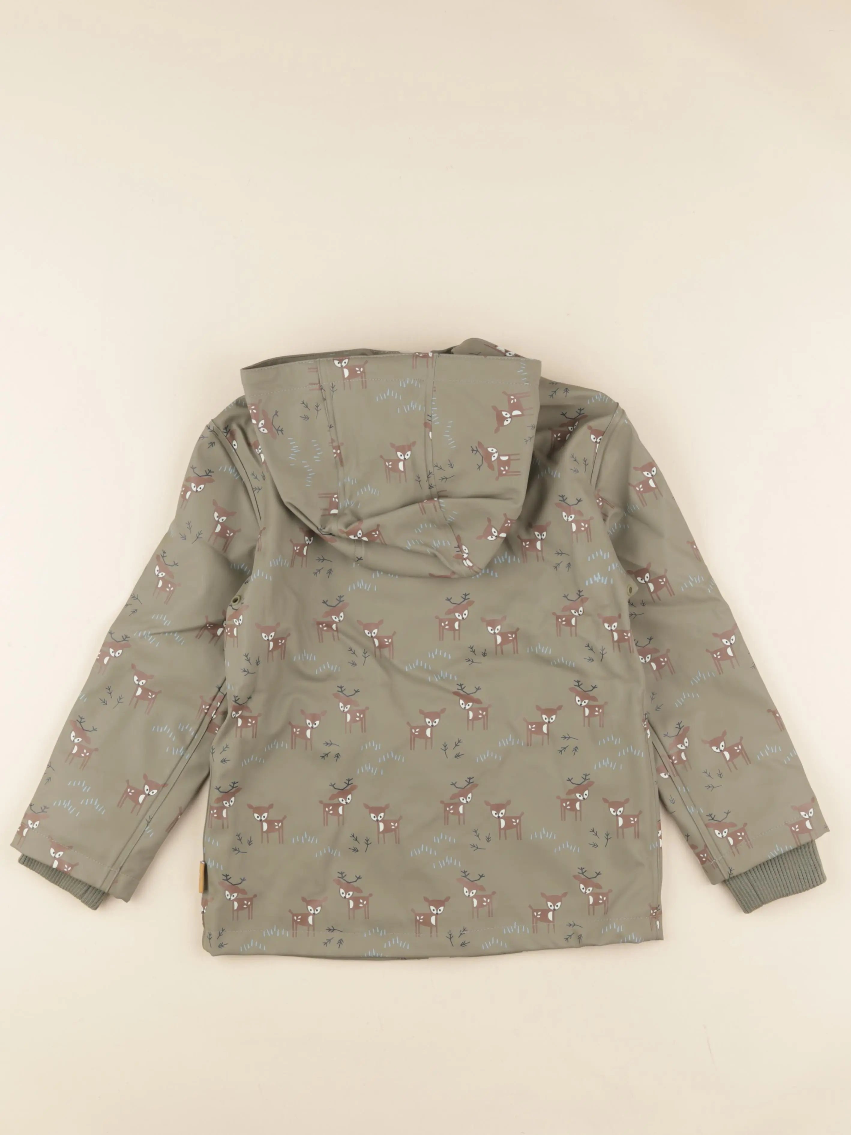 Imperméable vert Cerfs