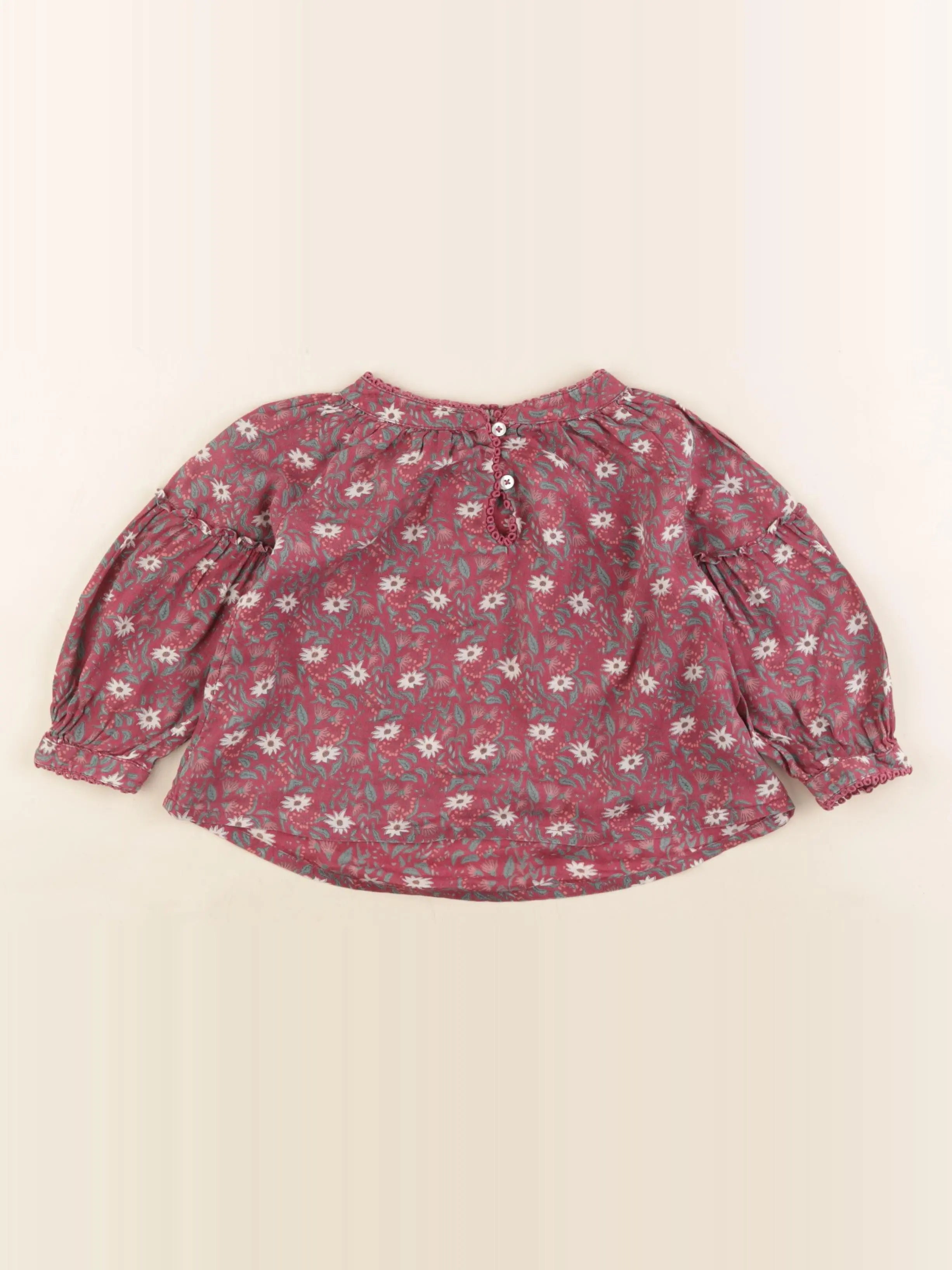 Boutchou - blouse multicolore - 24 mois