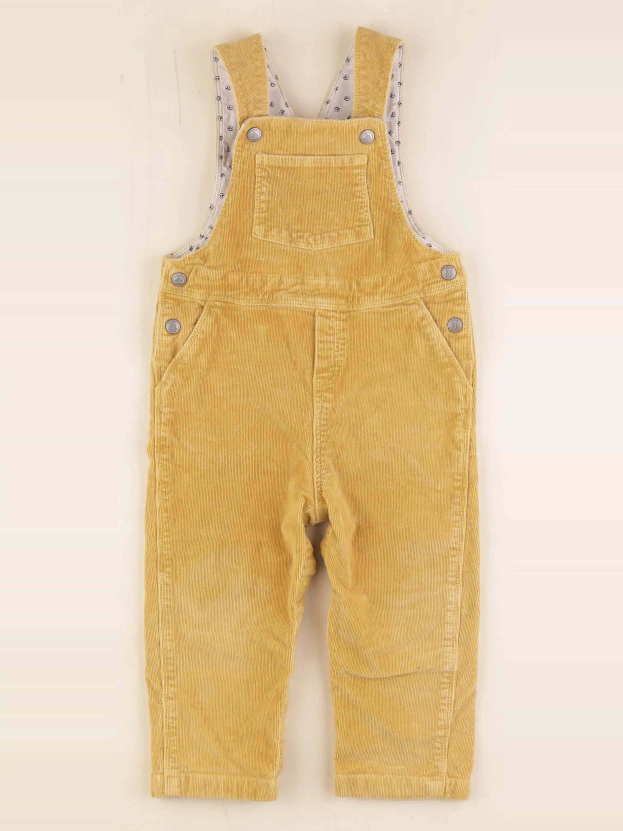 Petit Bateau - salopette jaune - 18 mois