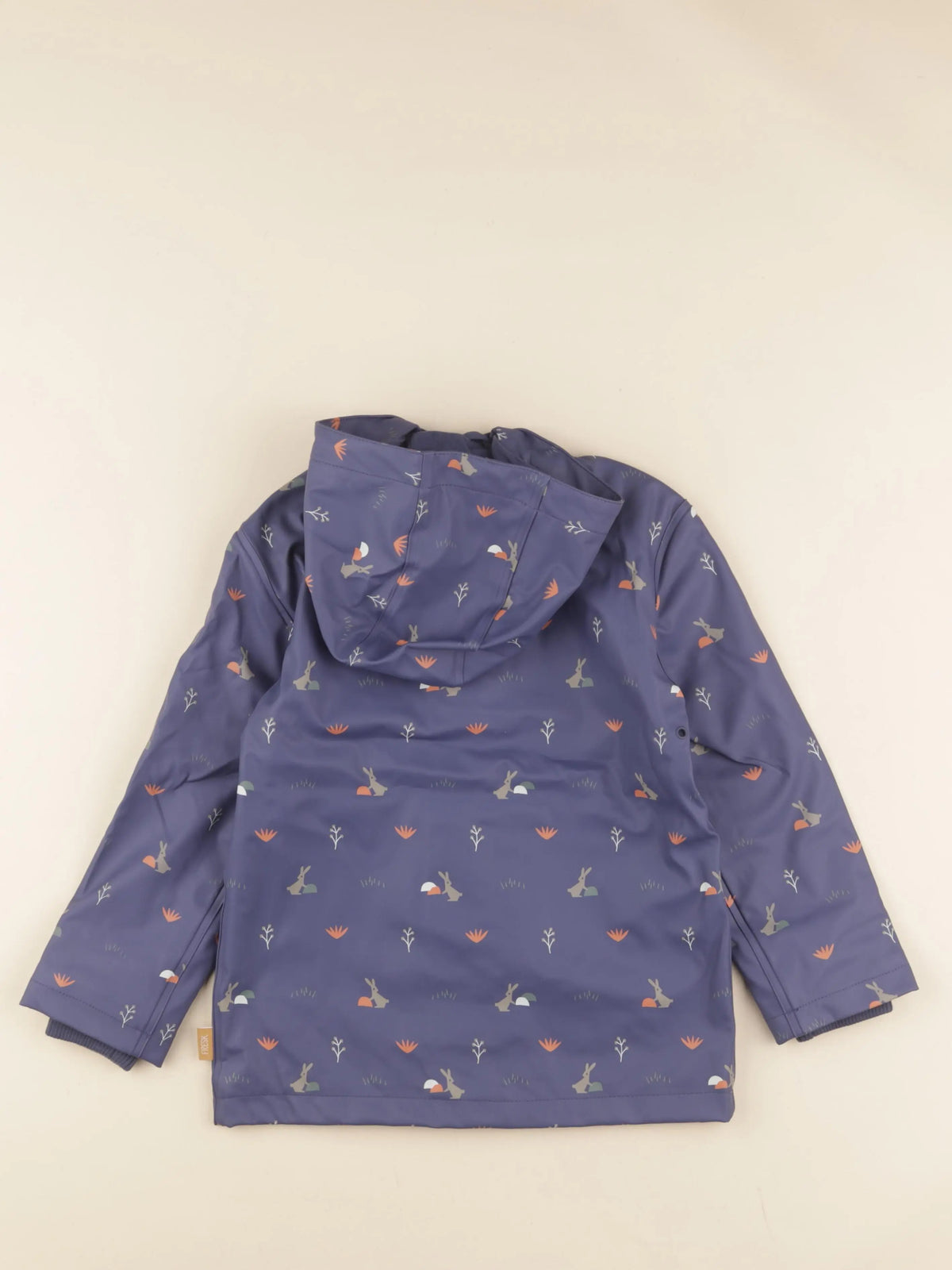 Imperméable bleu Lapins