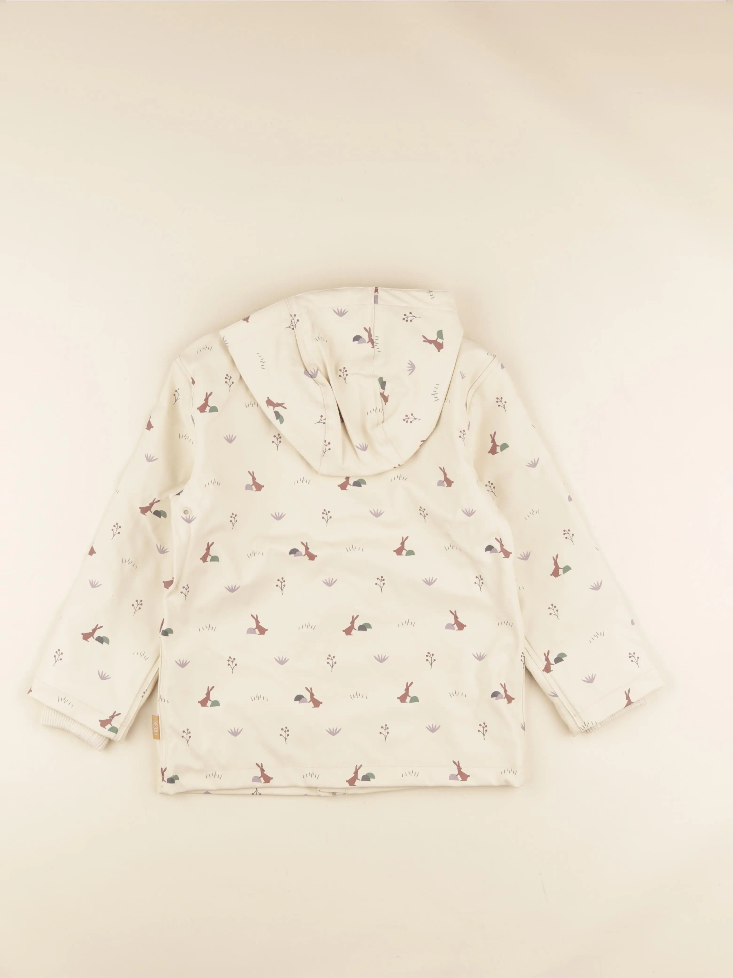 Imperméable beige Lapins