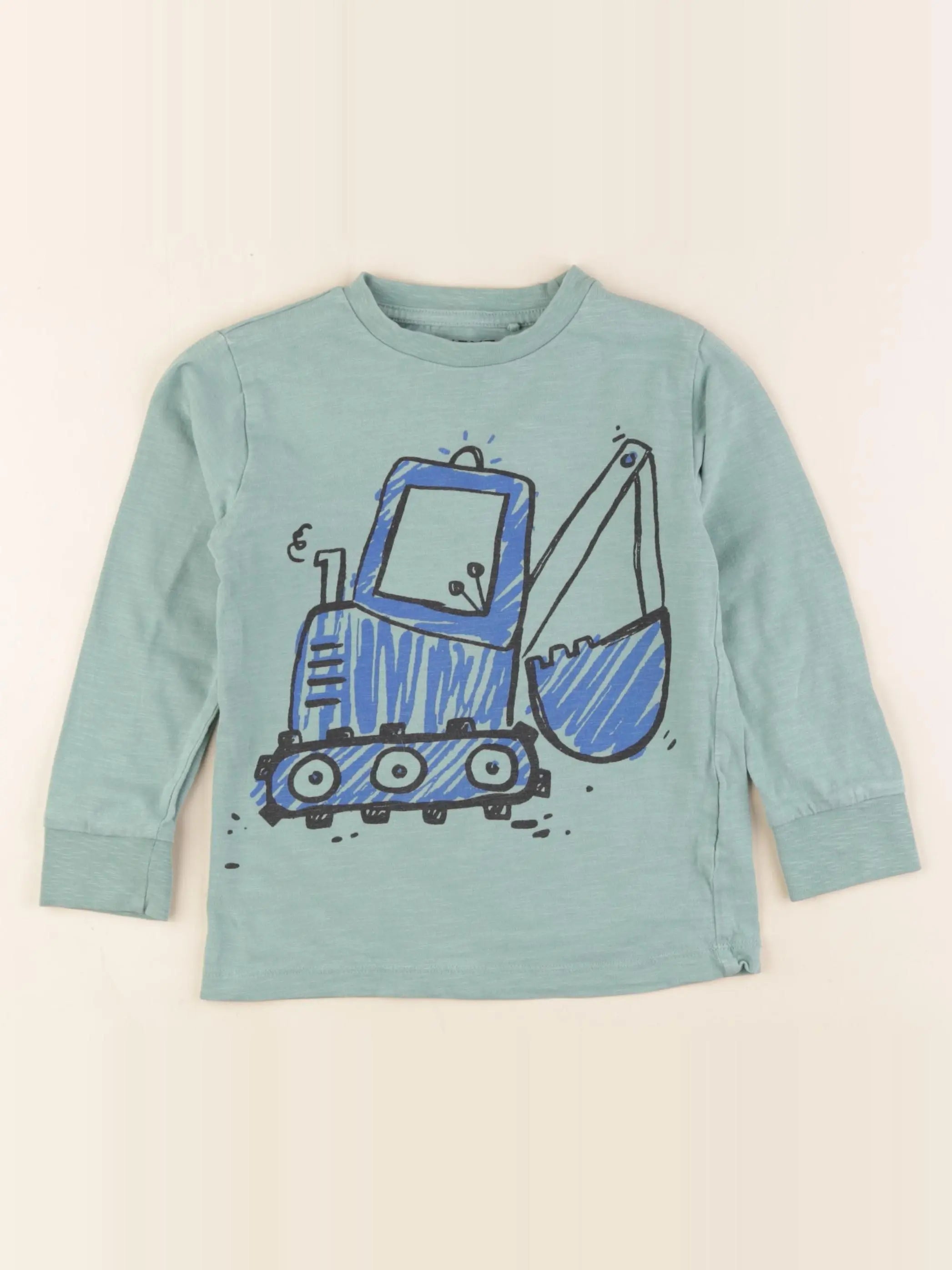 Next - tee-shirt vert - 3/4 ans